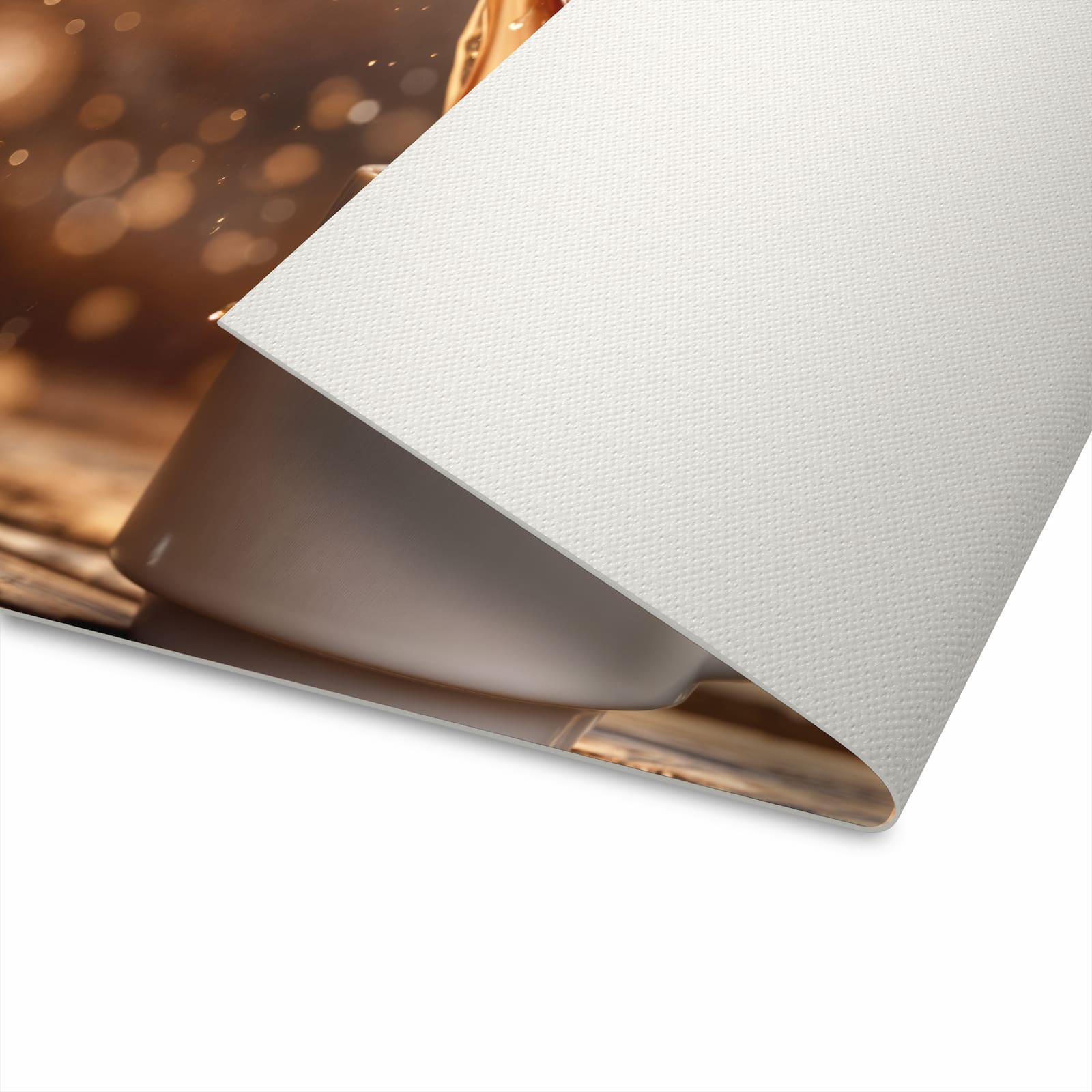 Flacher Küchenteppich mit Motiv Kaffee Spritzer in der Unterseite