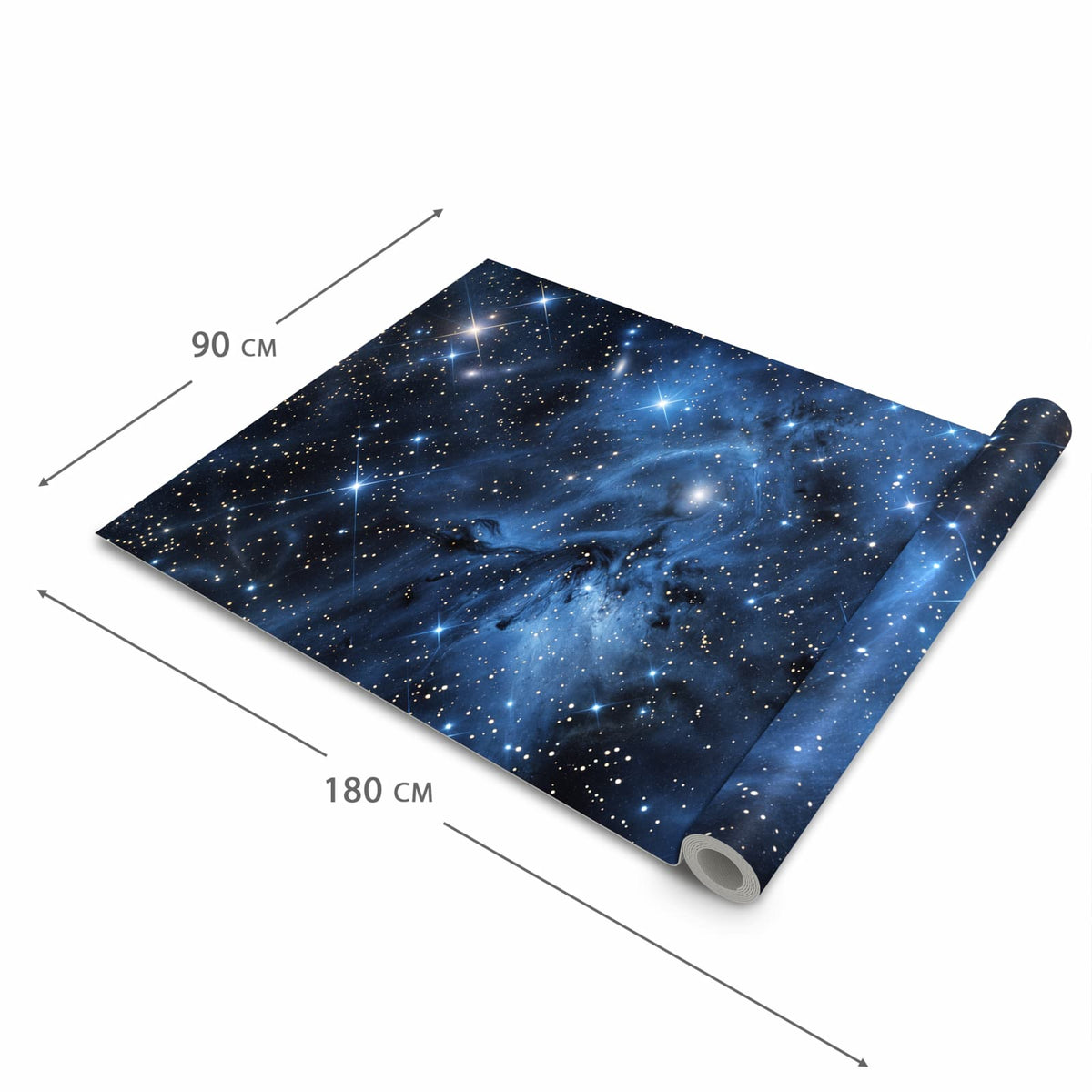Ordnungsschaffender Küchenteppich mit Motiv Sanfte Sternenhinmel in der Grösse 60x270 cm
