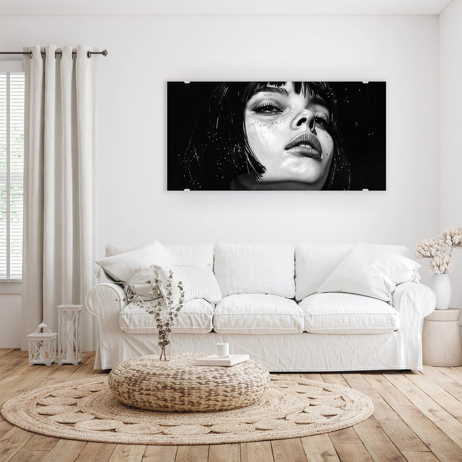 Maße Wandbild - Gesicht im Sternenstaub - Querformat