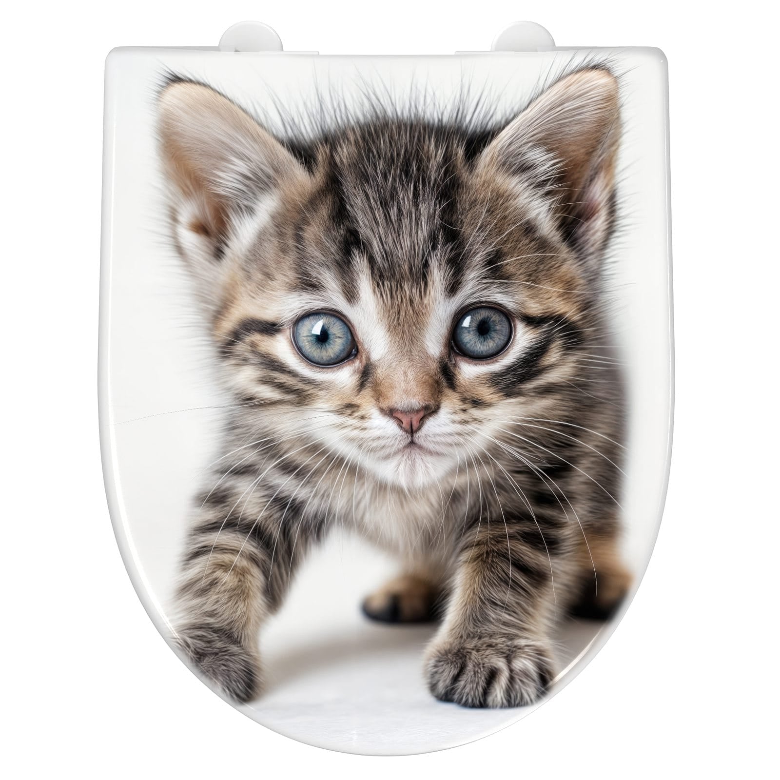 WC-Sitz mit Absenkautomatik Sanfte Katzenjunges
