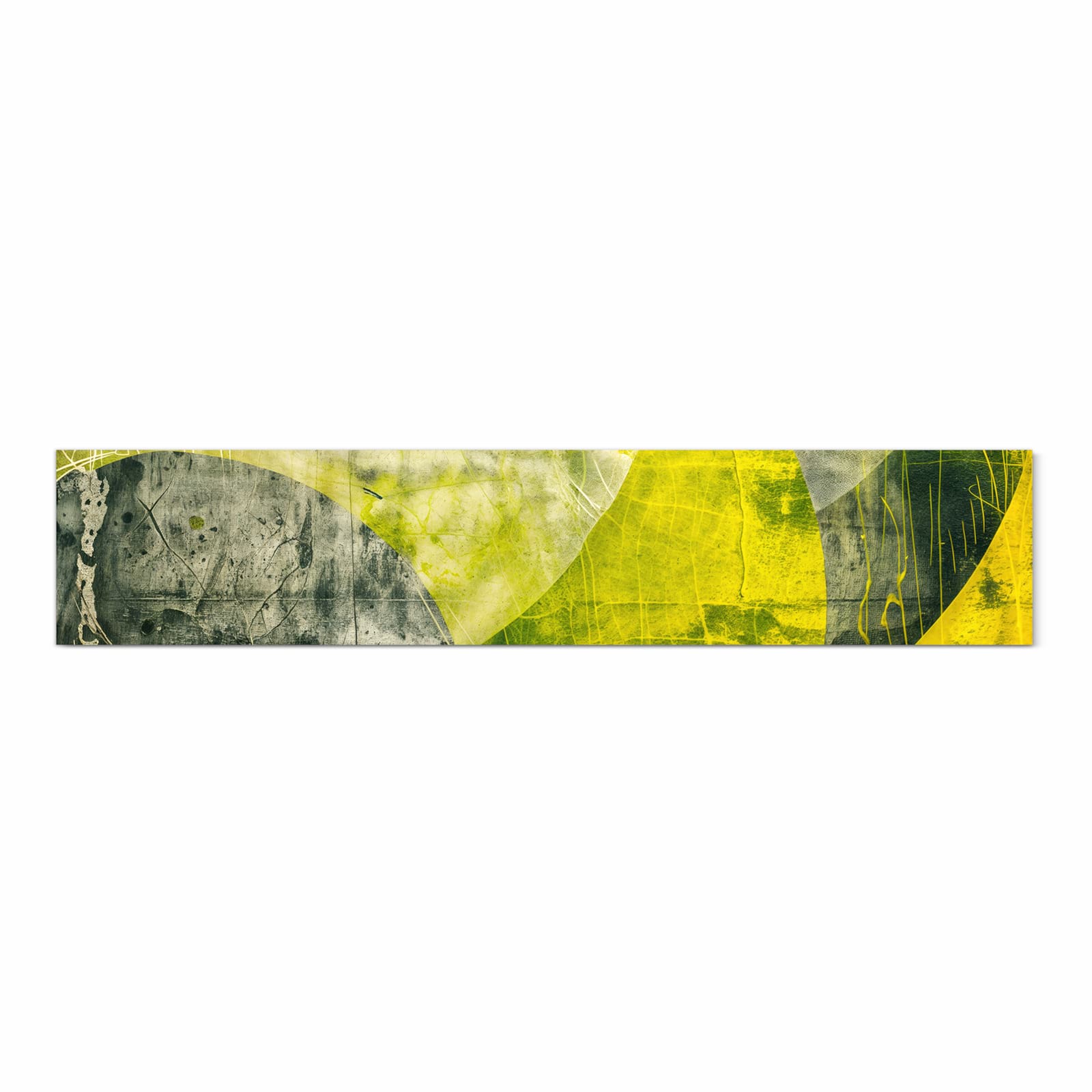 Komfortabler Küchenläufer mit Motiv Abstraktkunst in Frontansicht für angenehmes Stehen