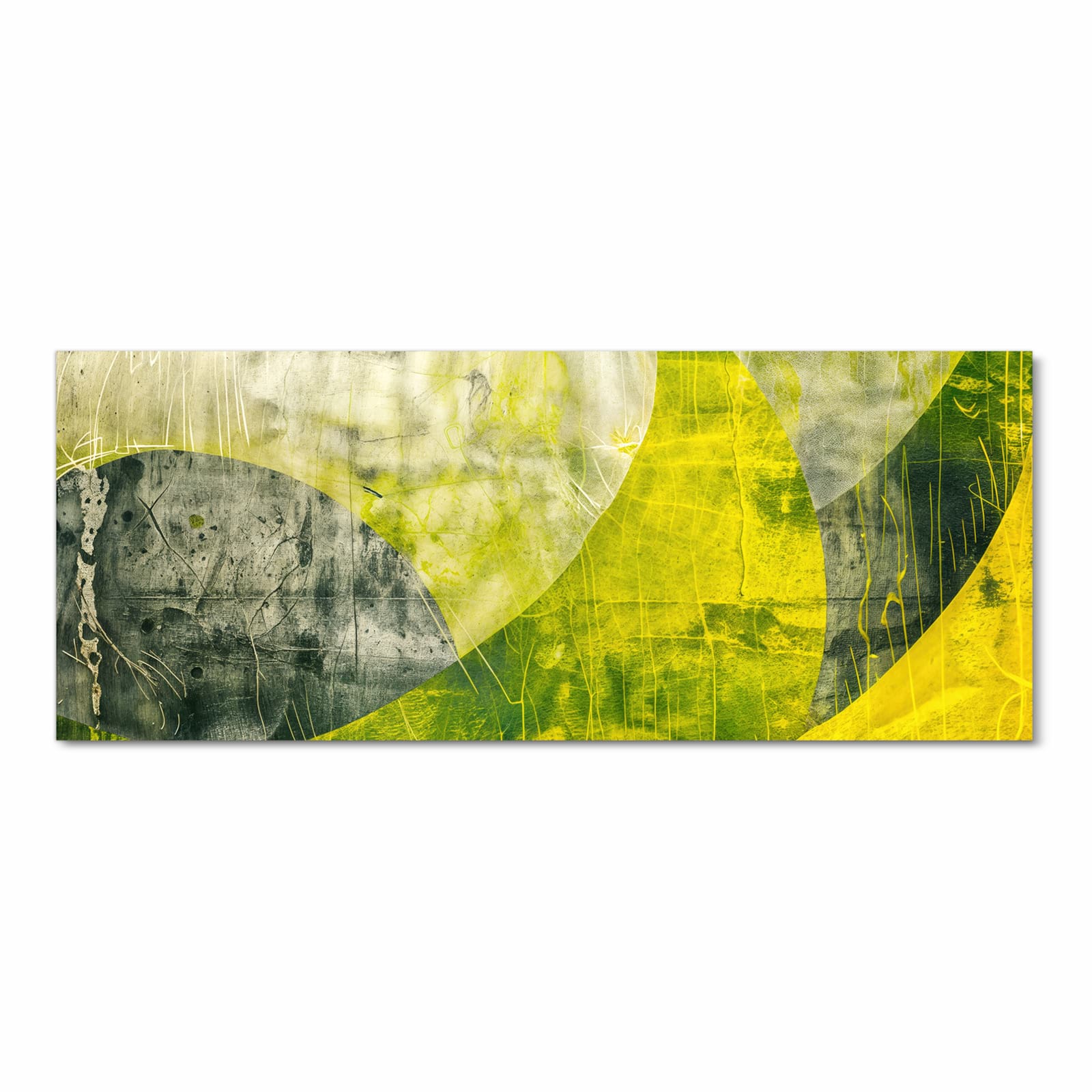 Zeitsparender Küchenteppich mit Motiv Abstraktkunst in Frontansicht