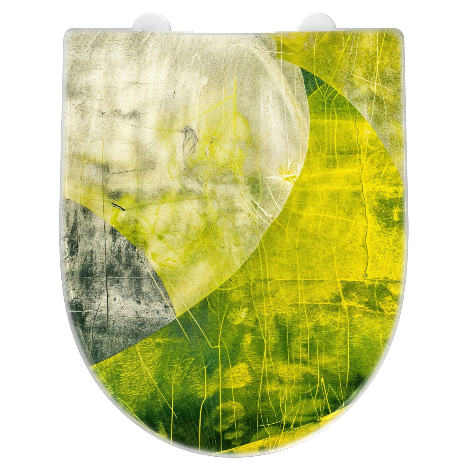 WC-Sitz mit Absenkautomatik Abstraktkunst