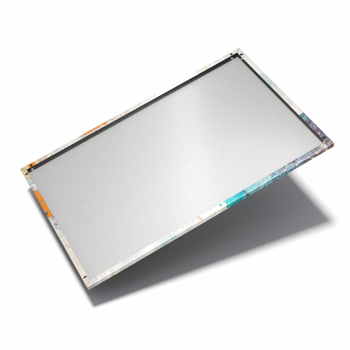Nur 7 mm – liegt eng an der Wand – Metall Magnettafel - Moderne Abstraktion