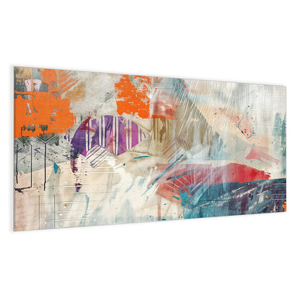Glas Magnettafel mit dem Motiv Moderne Abstraktion