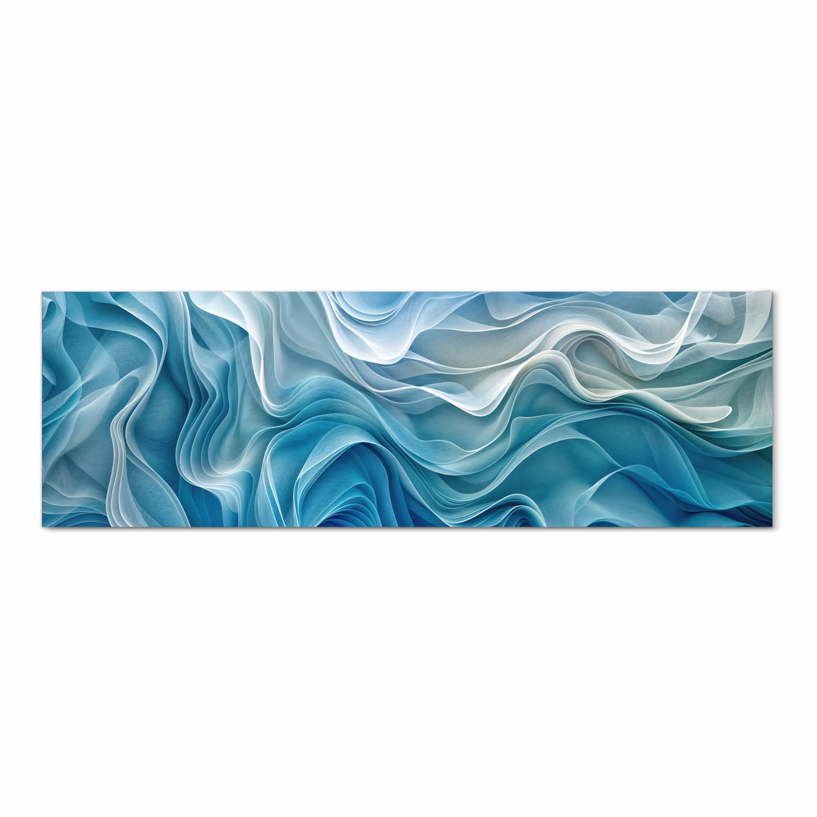 Küchenteppich mit Motiv Wellenfließend in Frontansicht für Ordnung & Übersicht