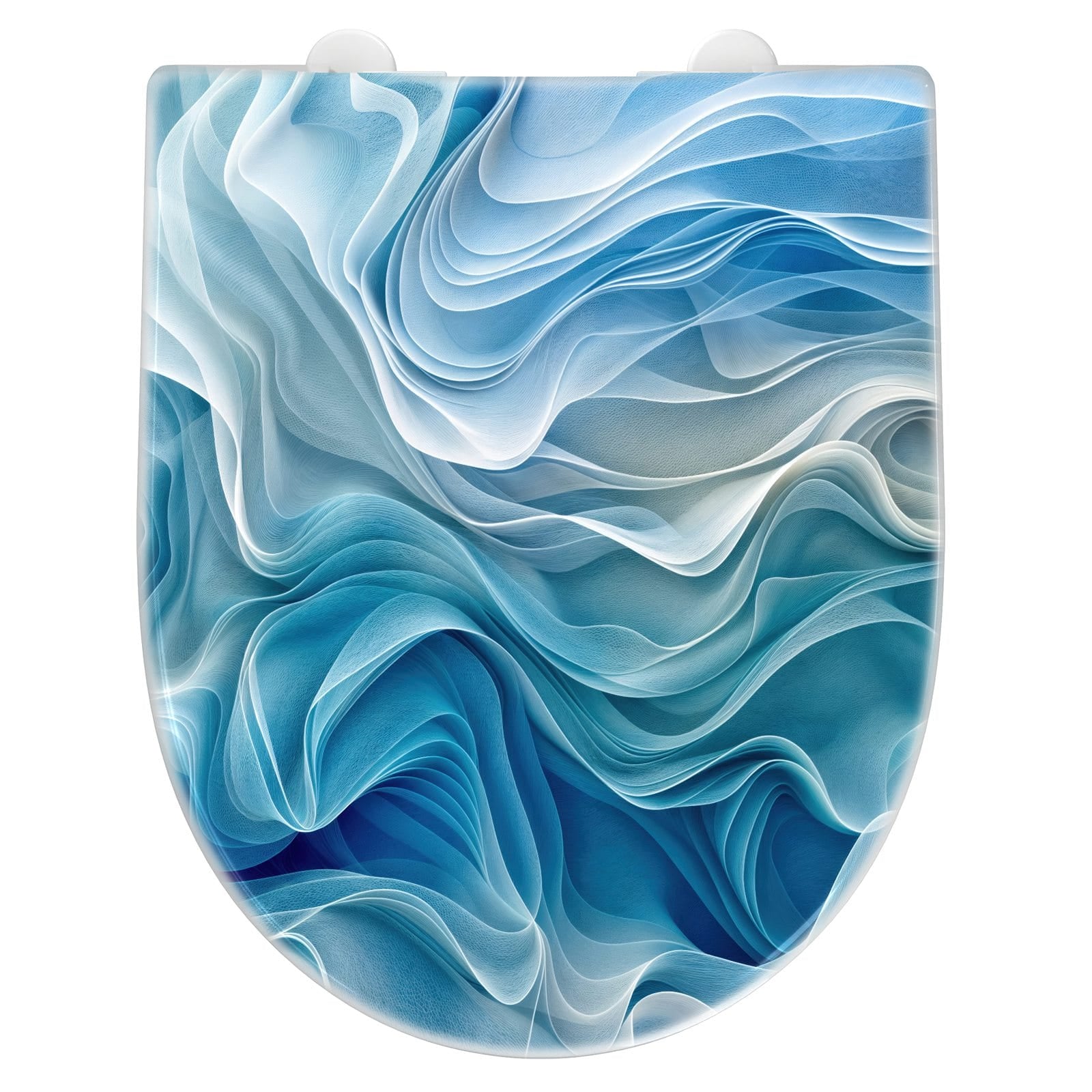 WC-Sitz mit Absenkautomatik Wellenfließend