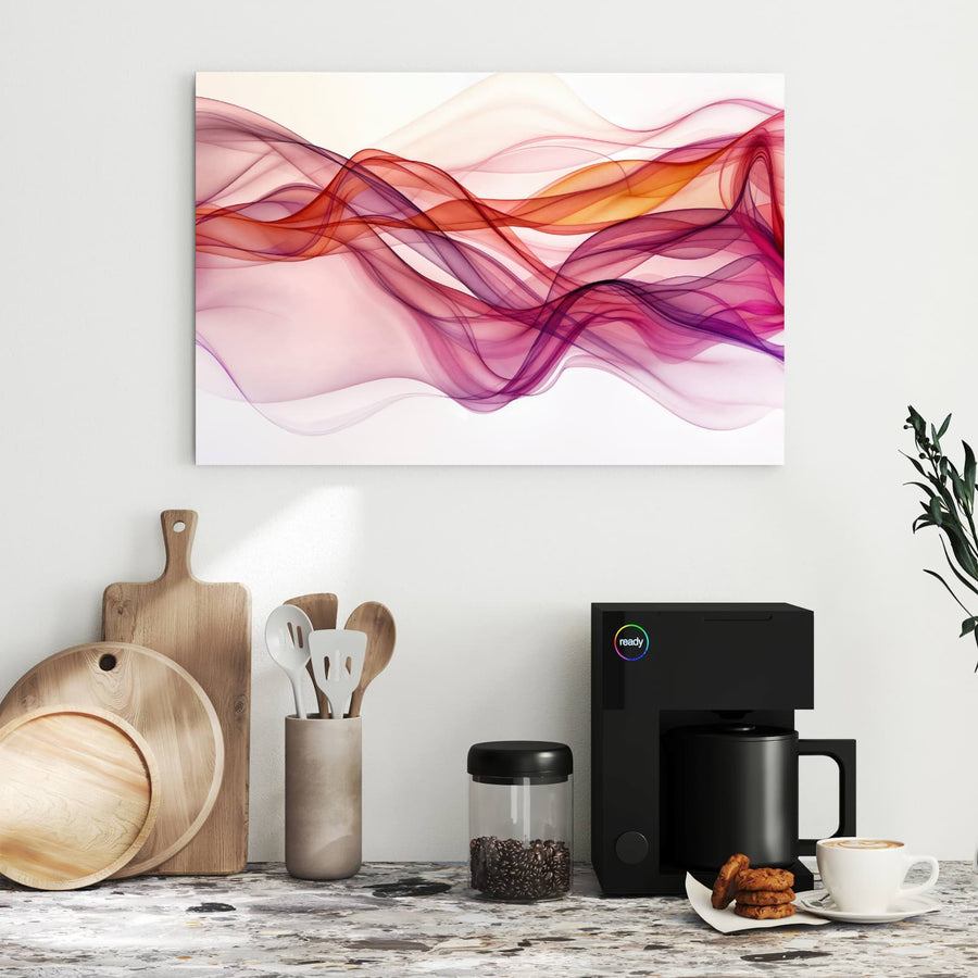 Maße Metall Magnettafel - Magenta Schleier