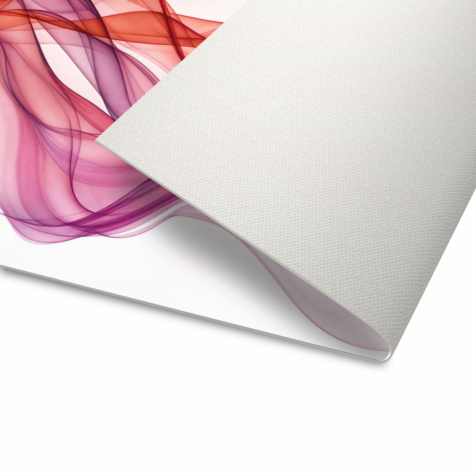 Bodenschonender rutschfester Küchenläufer mit Motiv Farbige Schleier in Unterseite