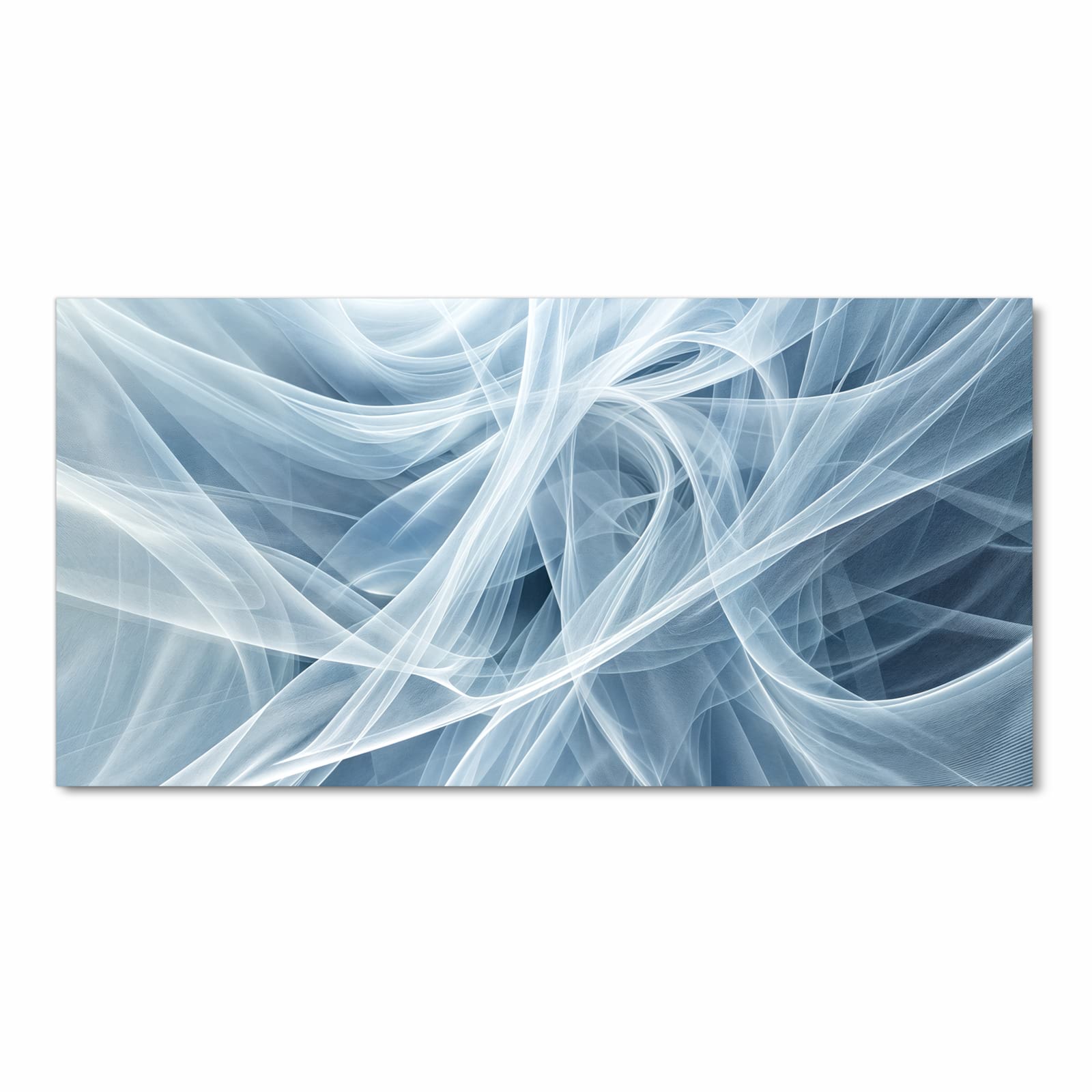 Pflegeleichter Küchenläufer mit Motiv Transparente Schleier in Frontansicht