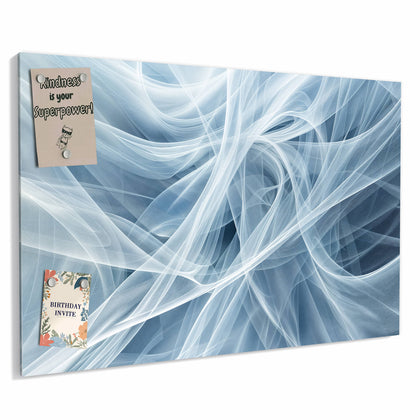 Metall Magnettafel mit dem Motiv Transparente Schleier