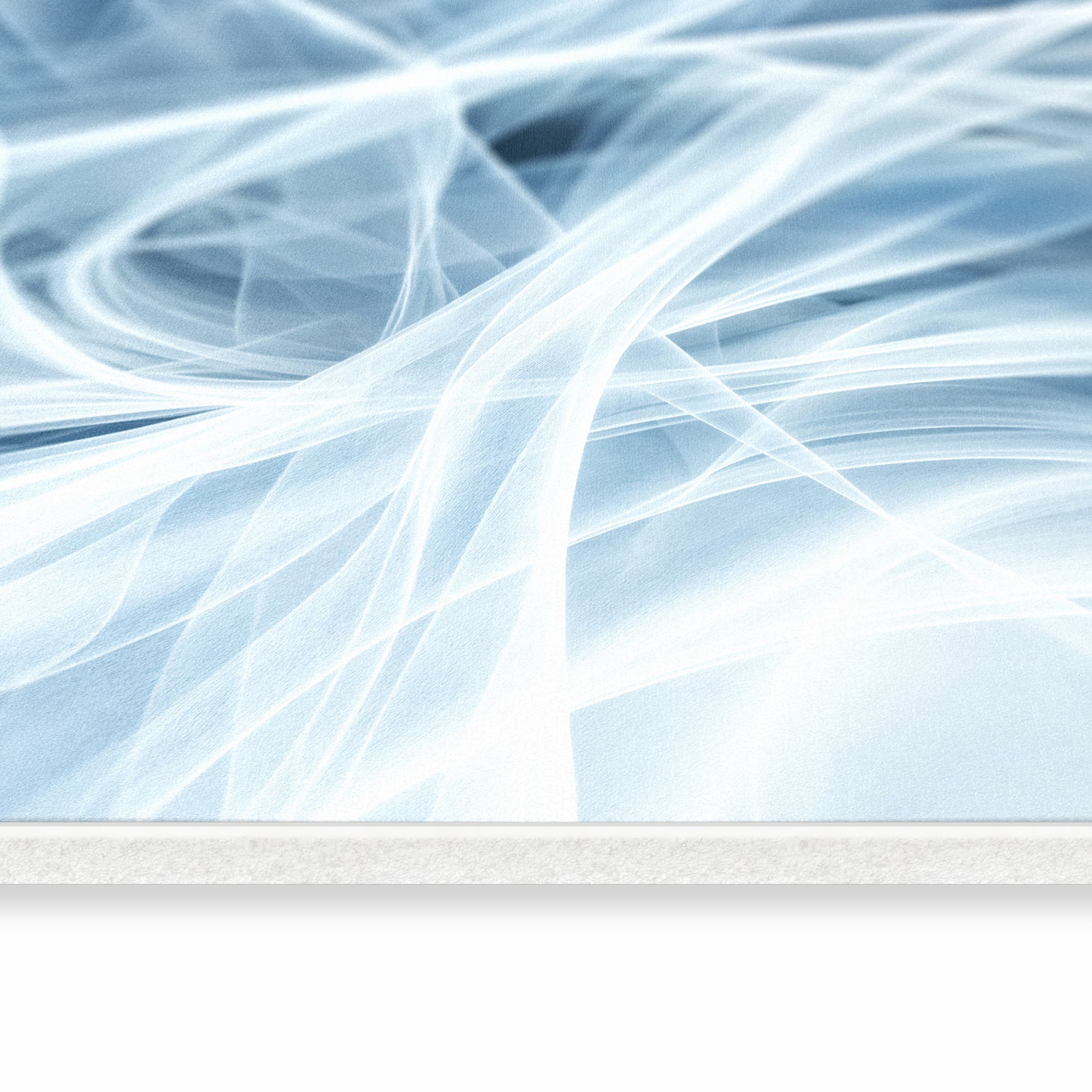 Geräuschdämpfender Küchenläufer mit Motiv Transparente Schleier in seitlicher Ansicht