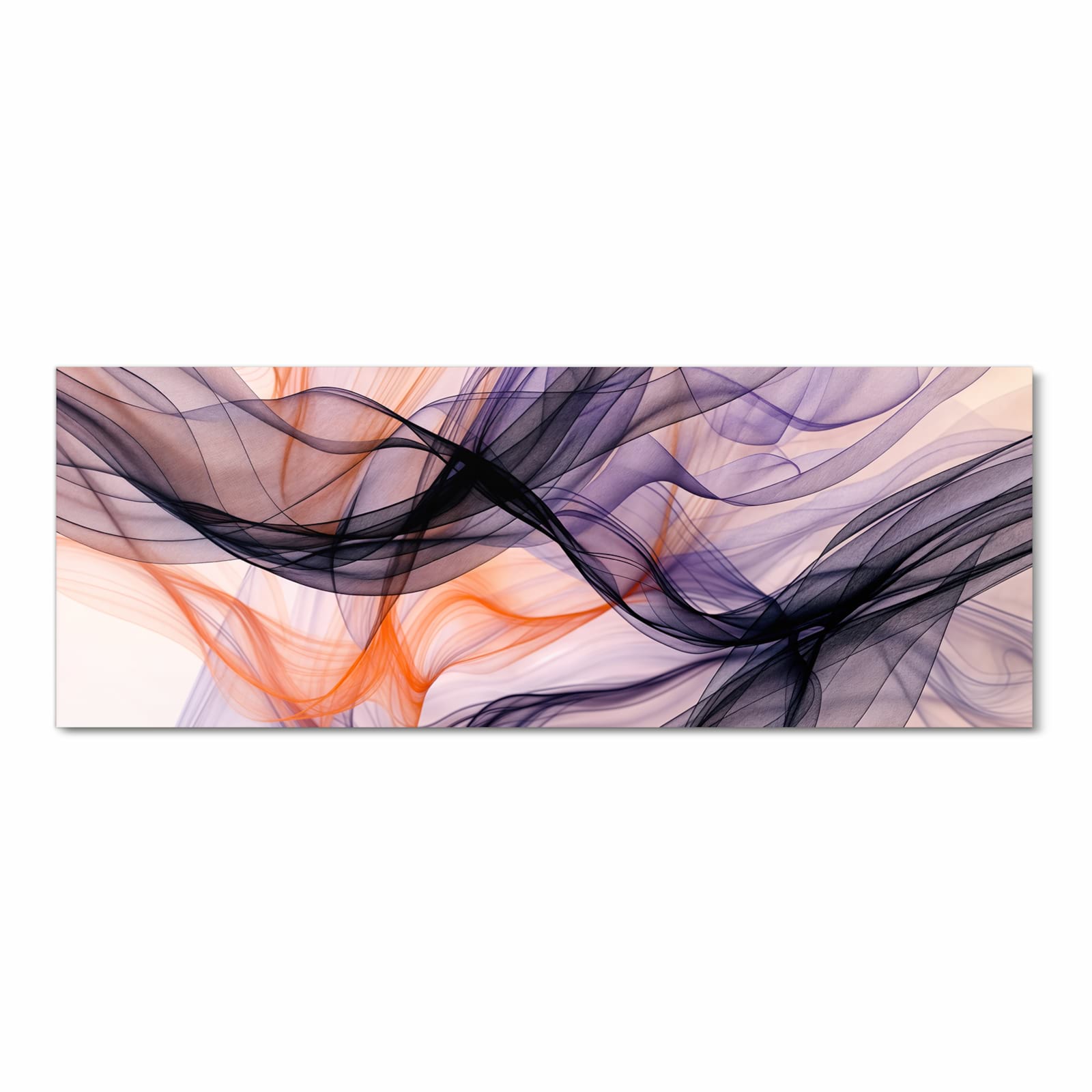 Flacher waschbarer Küchenteppich mit Motiv Abstrakte Bewegung in Frontansicht