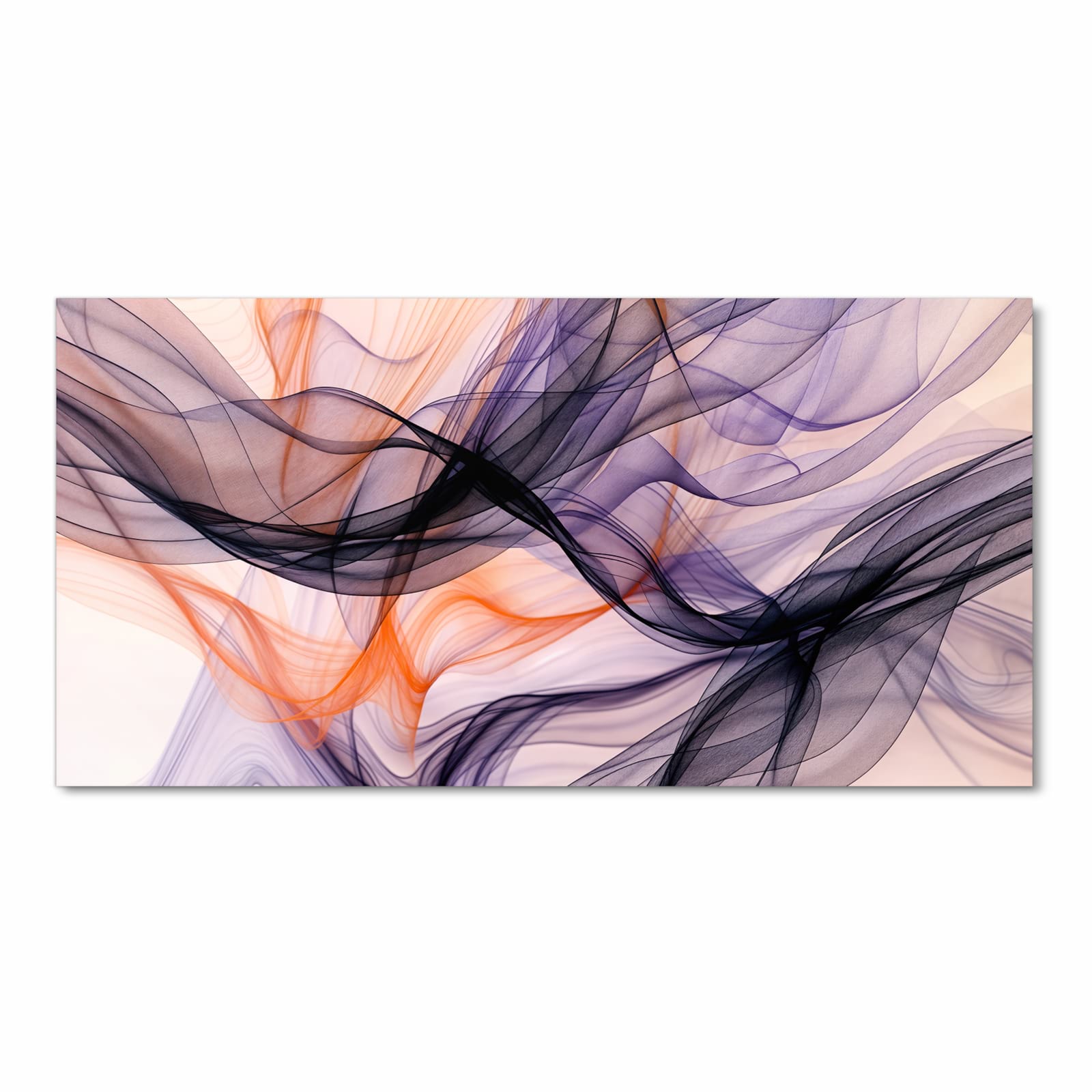 Zeitsparender Küchenteppich mit Motiv Abstrakte Bewegung in Frontansicht