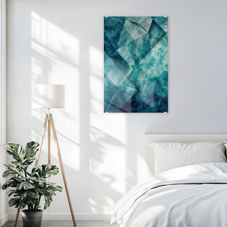 Maße Wandbild - Abstrakte Geometrie - Hochformat
