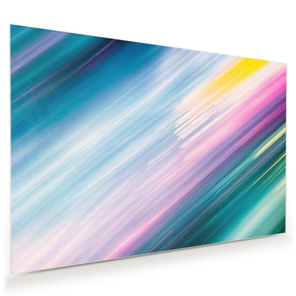 Wandbild mit dem Motiv Farbiges Streifenmuster