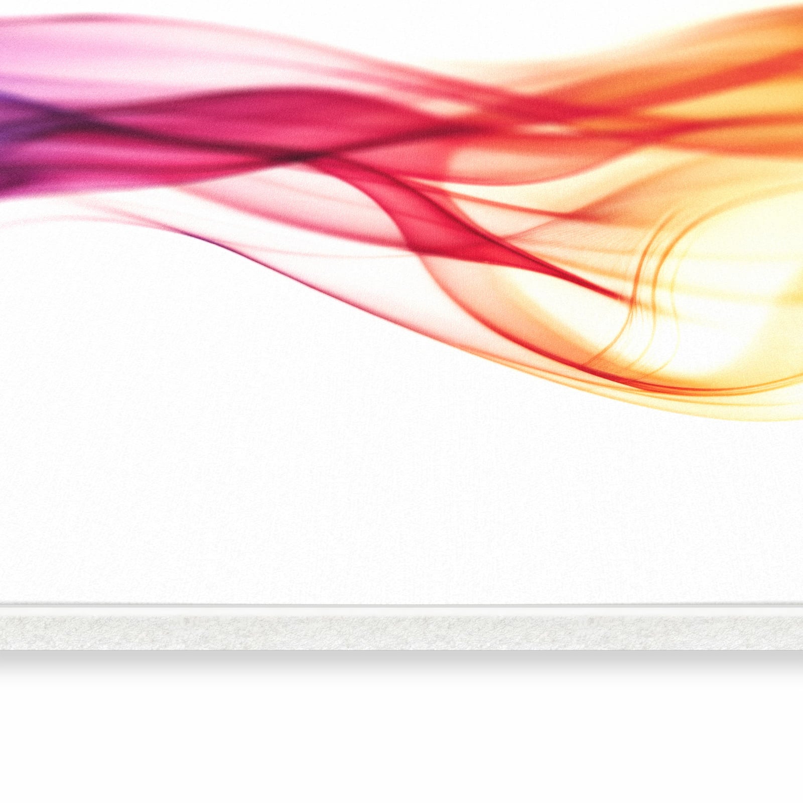 Farbbeständiger rutschfester Küchenläufer mit Motiv Wellen von Farbige in seitlicher Ansicht