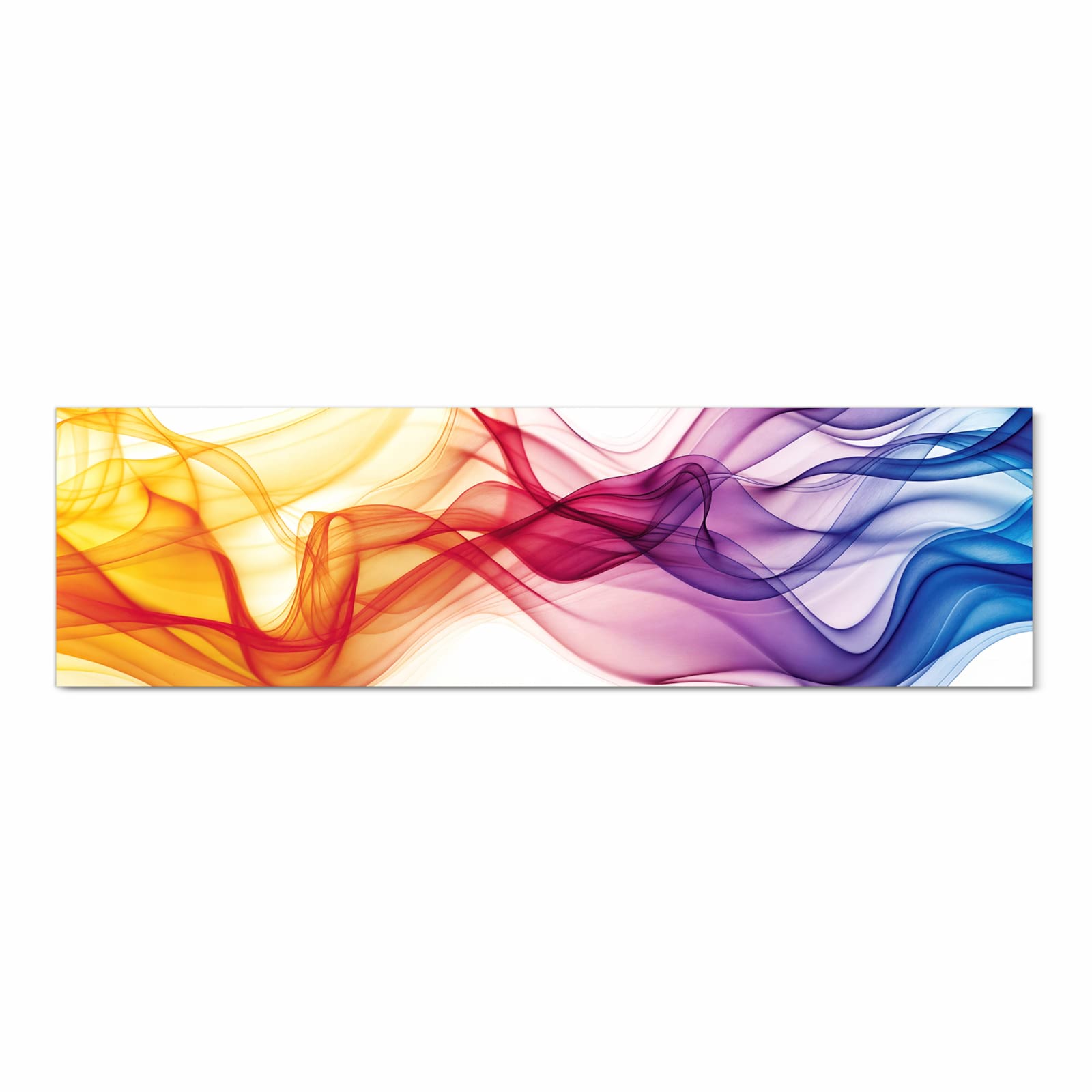 UV-beständiger Küchenteppich mit Motiv Wellen von Farbige in Frontansicht