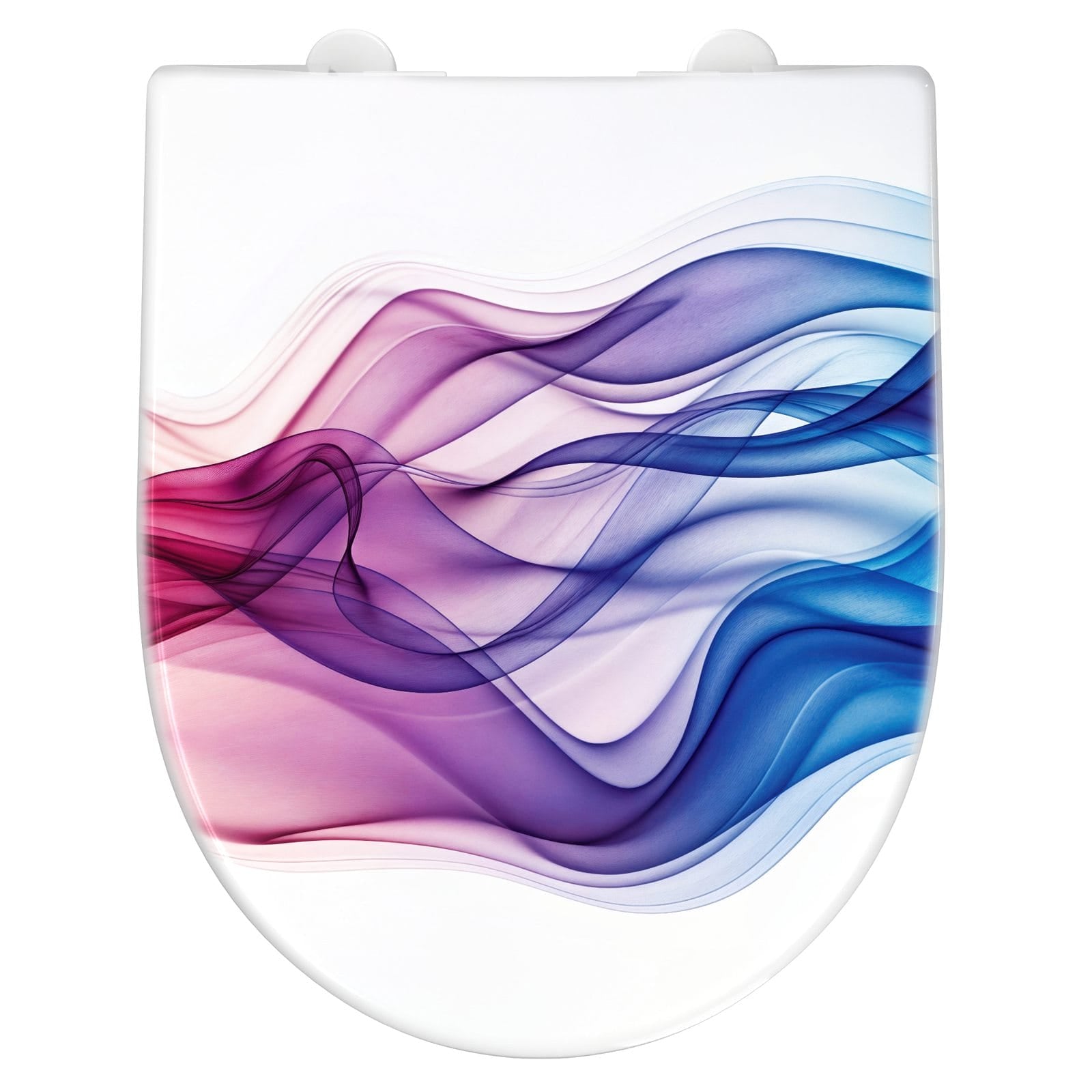 WC-Sitz mit Absenkautomatik Wellen von Farbige