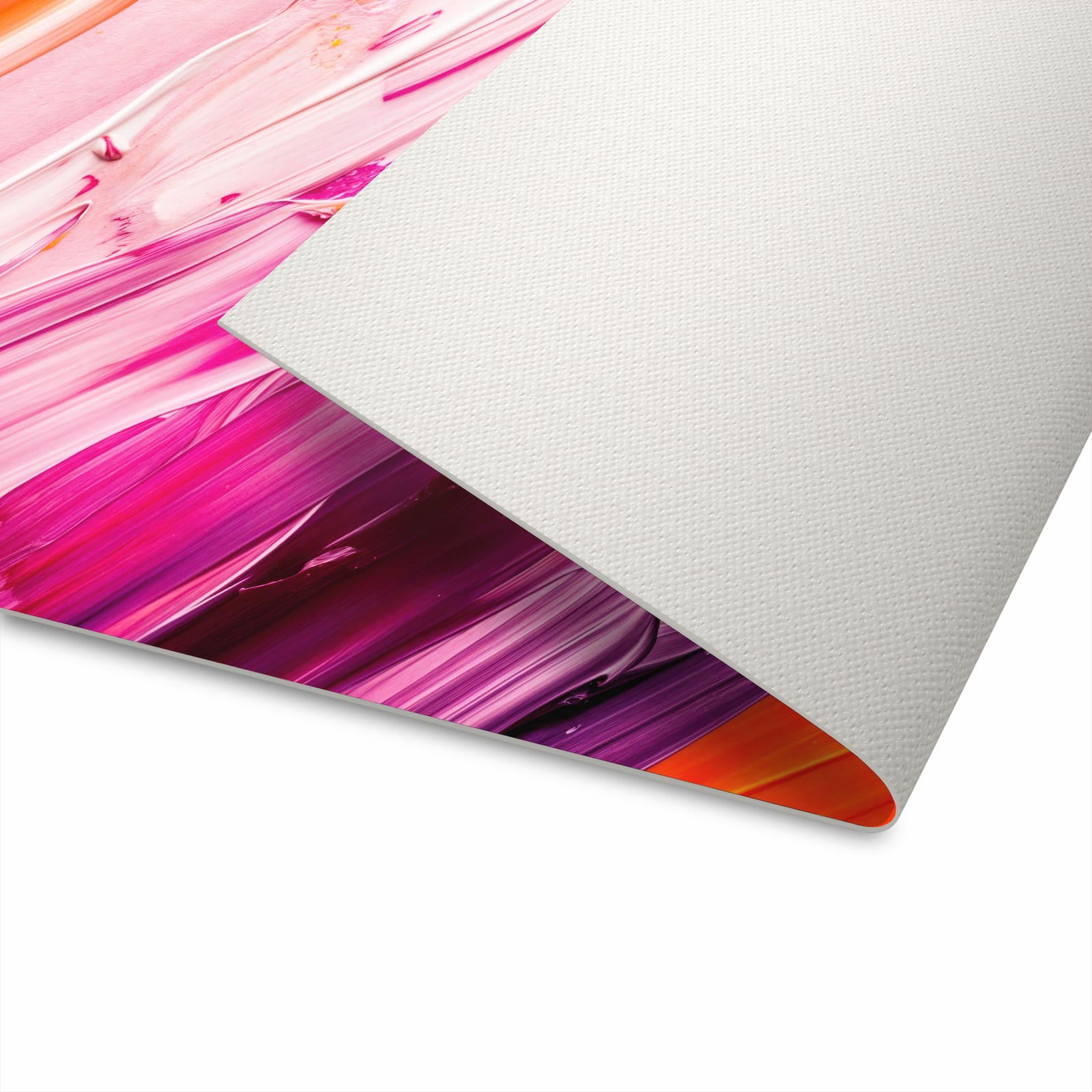 Waschbarer Küchenteppich mit Motiv Pinselstriche in der Unterseite