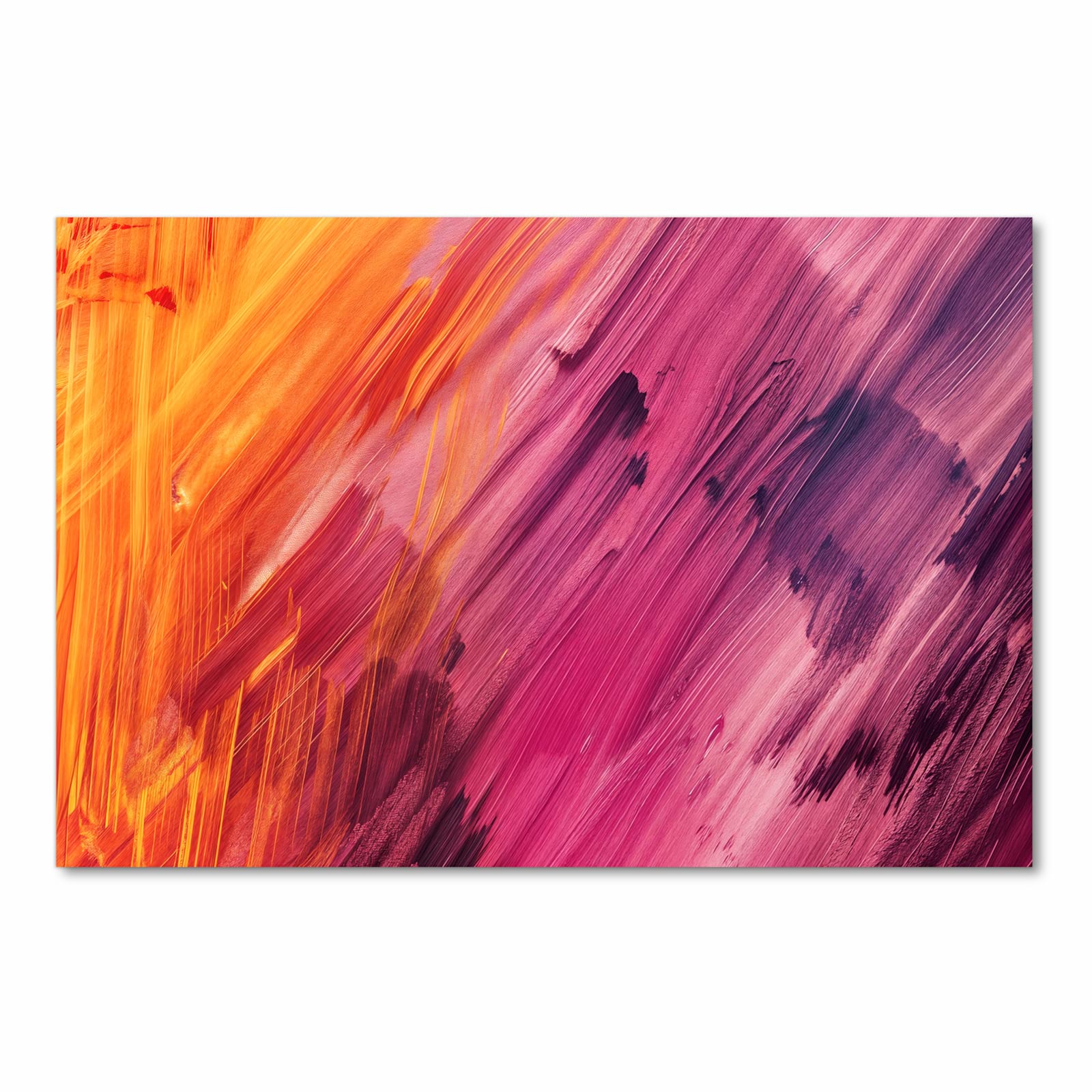 Schmutzabweisender Läufer für die Küche mit Motiv Abstrakte Farben in Frontansicht