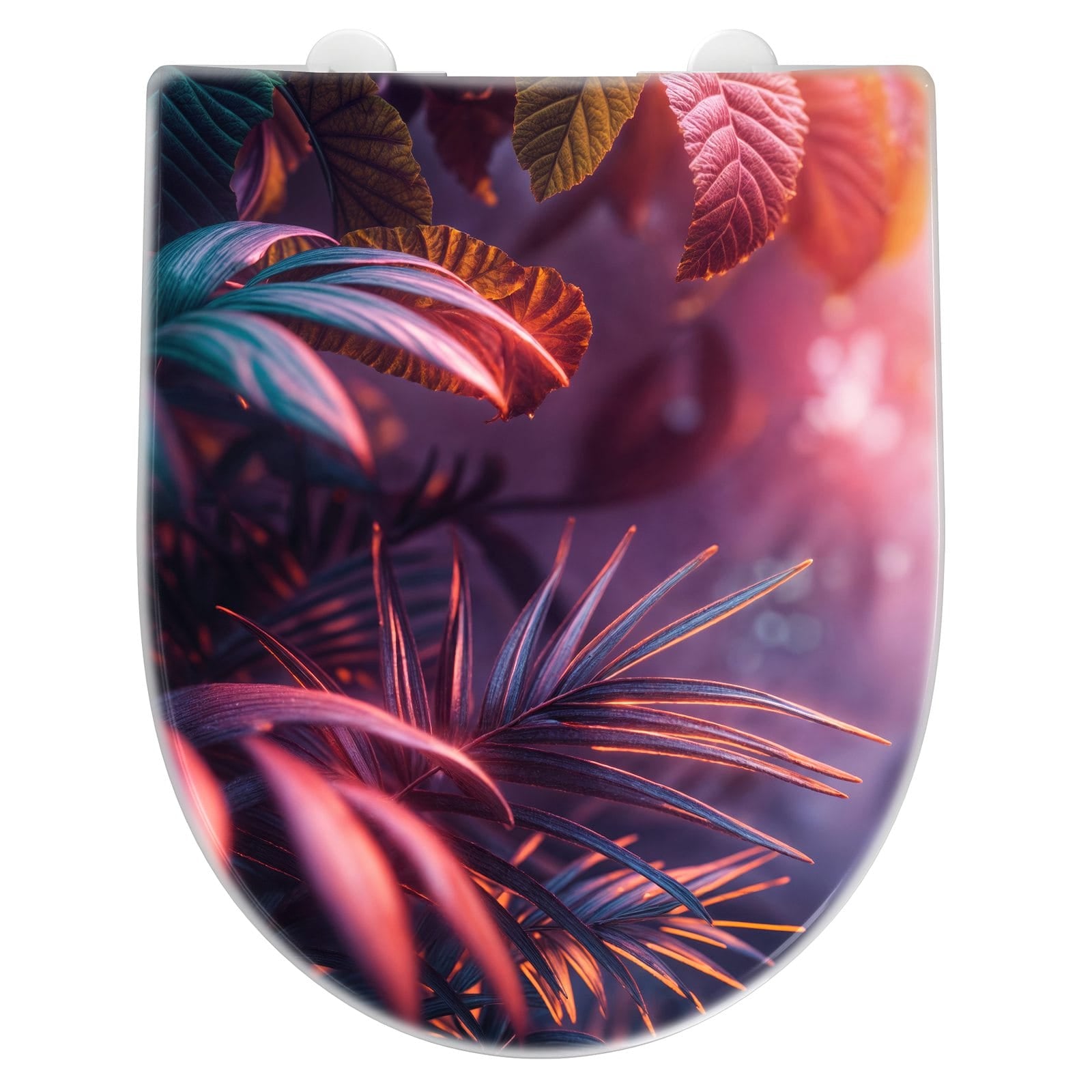 WC-Sitz mit Absenkautomatik Lichtdurchfluteter Dschungel