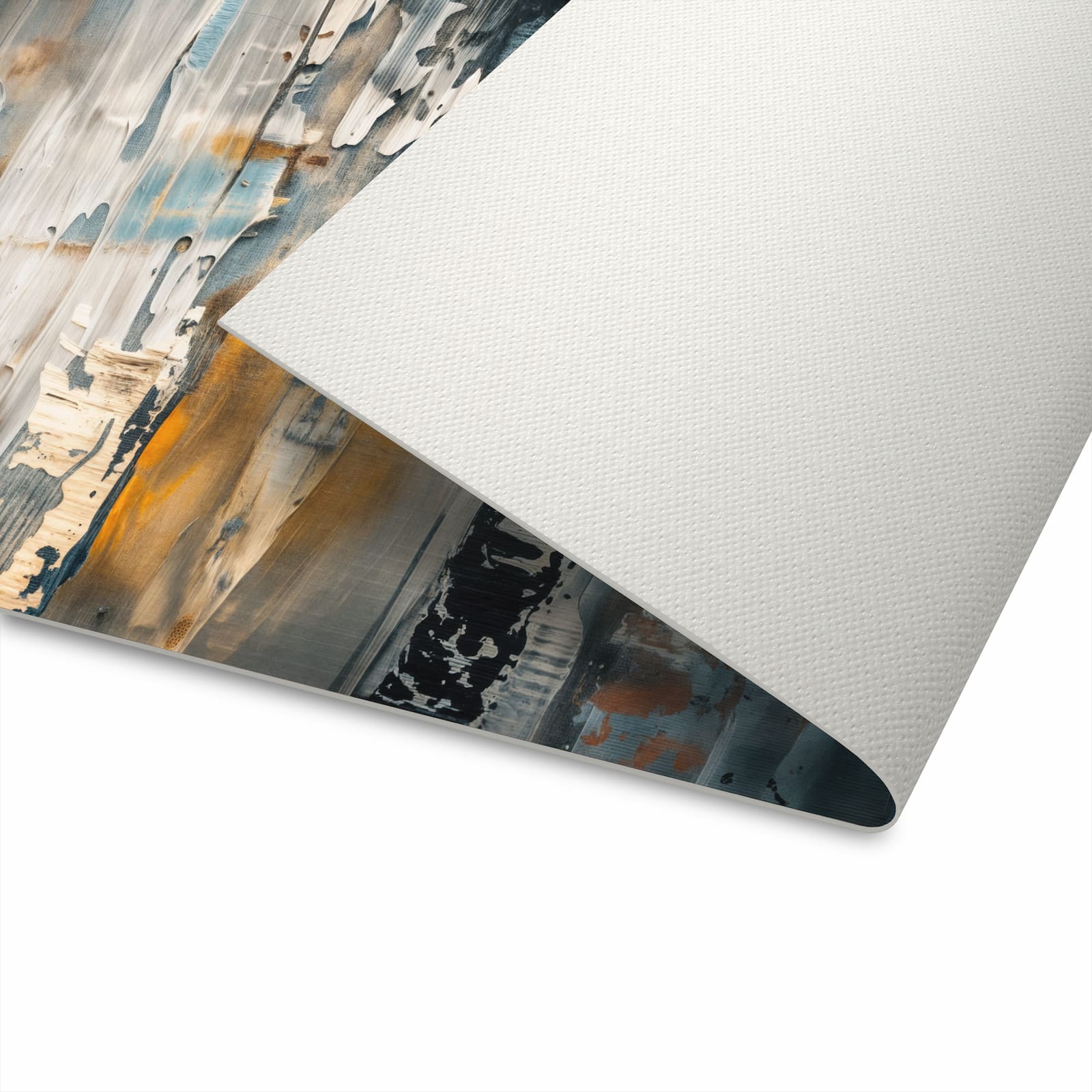 Rutschfester Küchenteppich mit Motiv Abstrakte Kunstwerke in der Unterseite