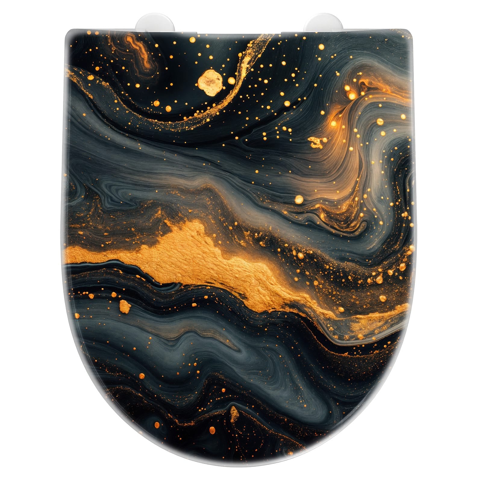 WC-Sitz mit Absenkautomatik Abstrakter Wirbel