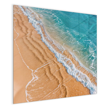 Magnettafel mit dem Motiv Sandrippen am Ufer