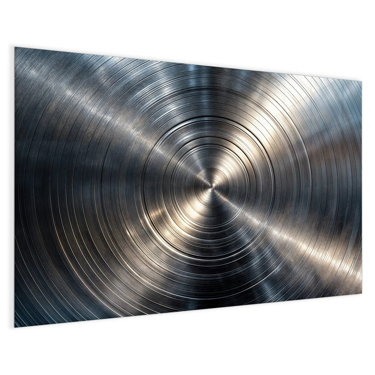 4 mm Glas statt lackiertem Blech – Magnettafel - Konzentrische Kreise