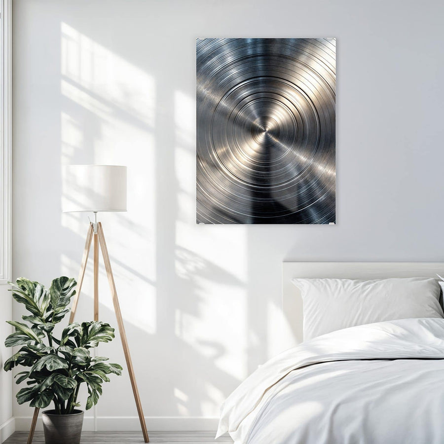 Maße Wandbild - Konzentrische Kreise - Hochformat