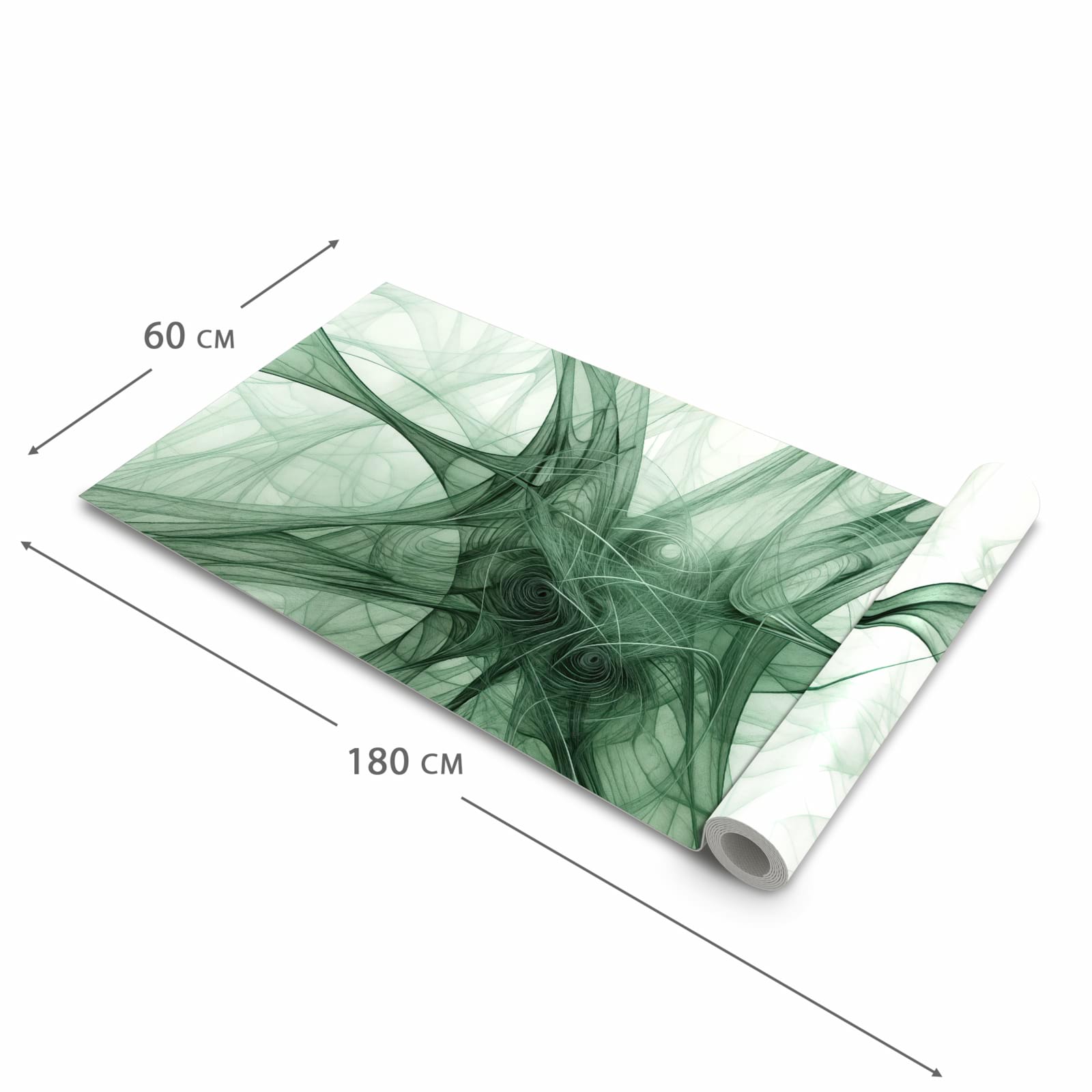 Hygienischer Küchenläufer mit Motiv Strukturen von Abstrakte in der Größe 60x240 cm für den Flur