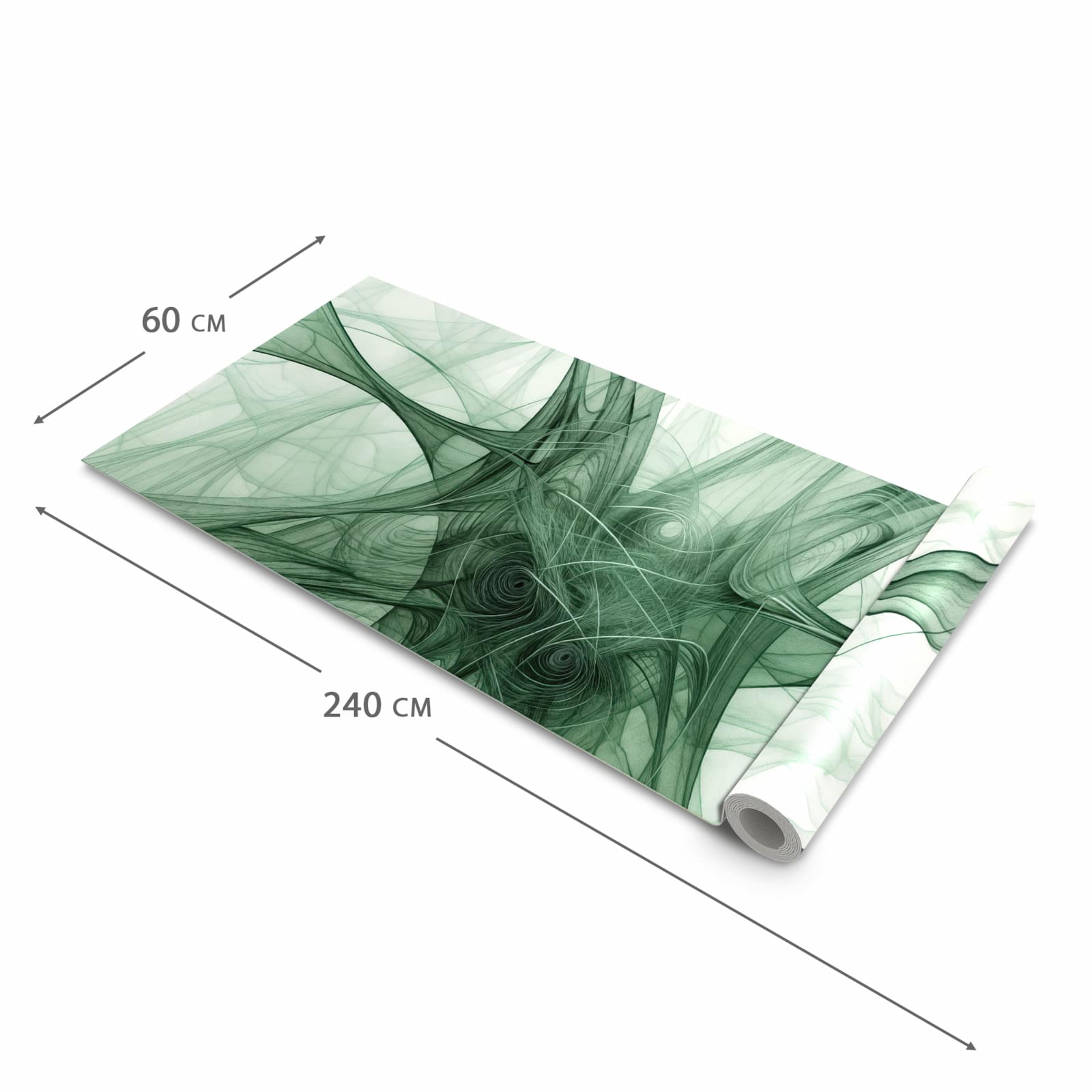 Strapazierfähiger Läufer für den Eingangsbereich mit Motiv Strukturen von Abstrakte in der Größe 60x240 cm