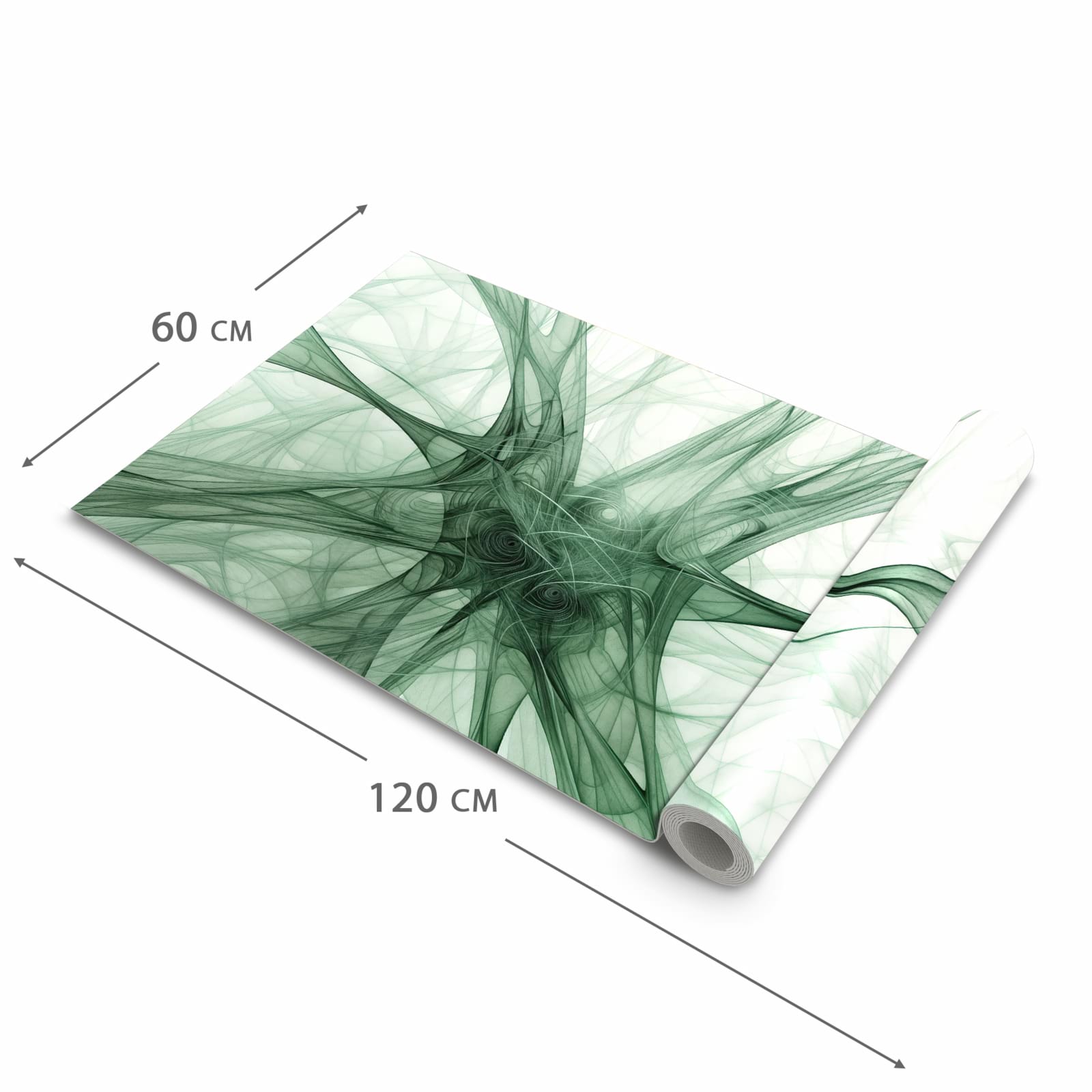 Waschbarer Küchenläufer mit Motiv Strukturen von Abstrakte in der Grösse 60x240 cm