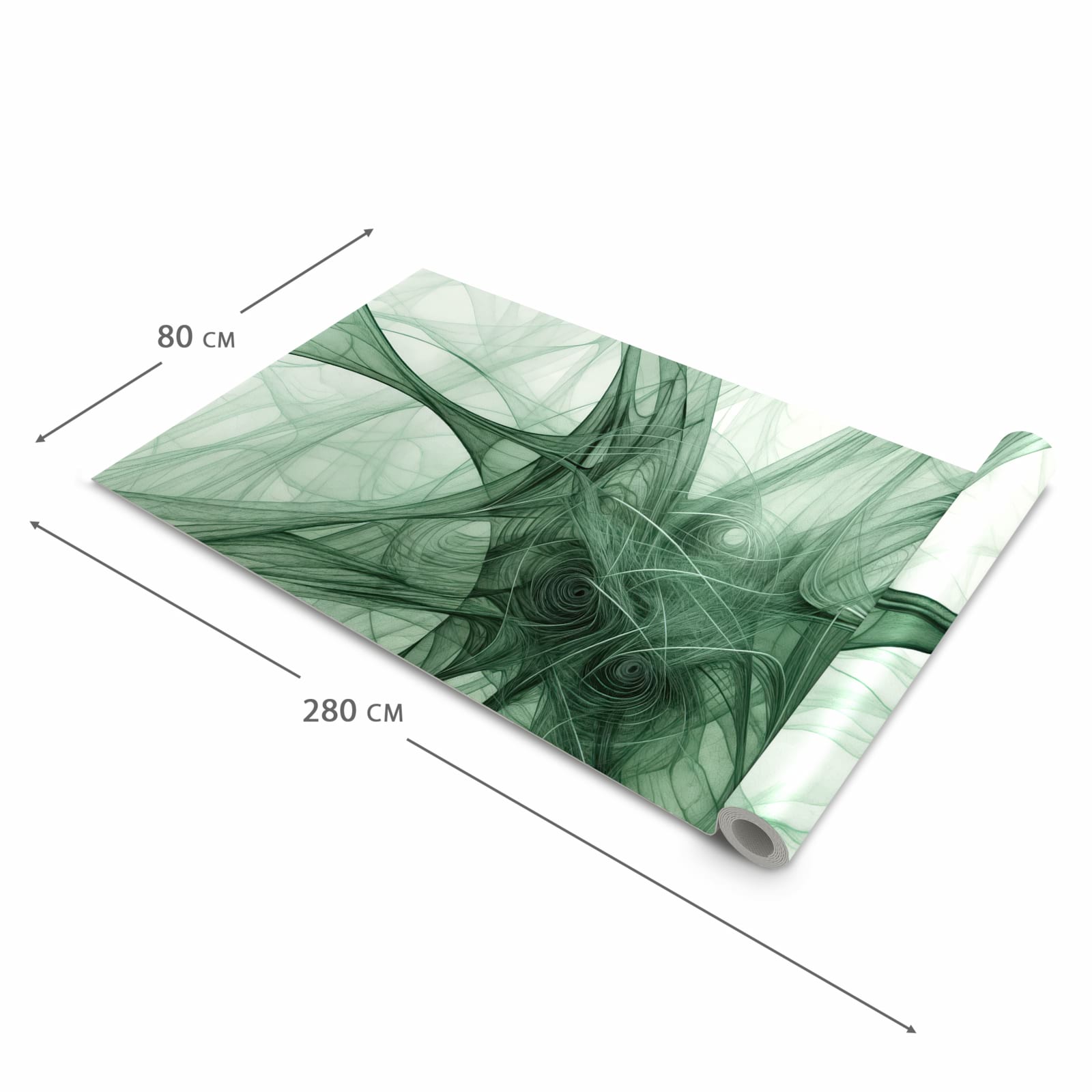 Waschbarer Küchenteppich mit Motiv Strukturen von Abstrakte in der Größe 60x240 cm für Ordnung