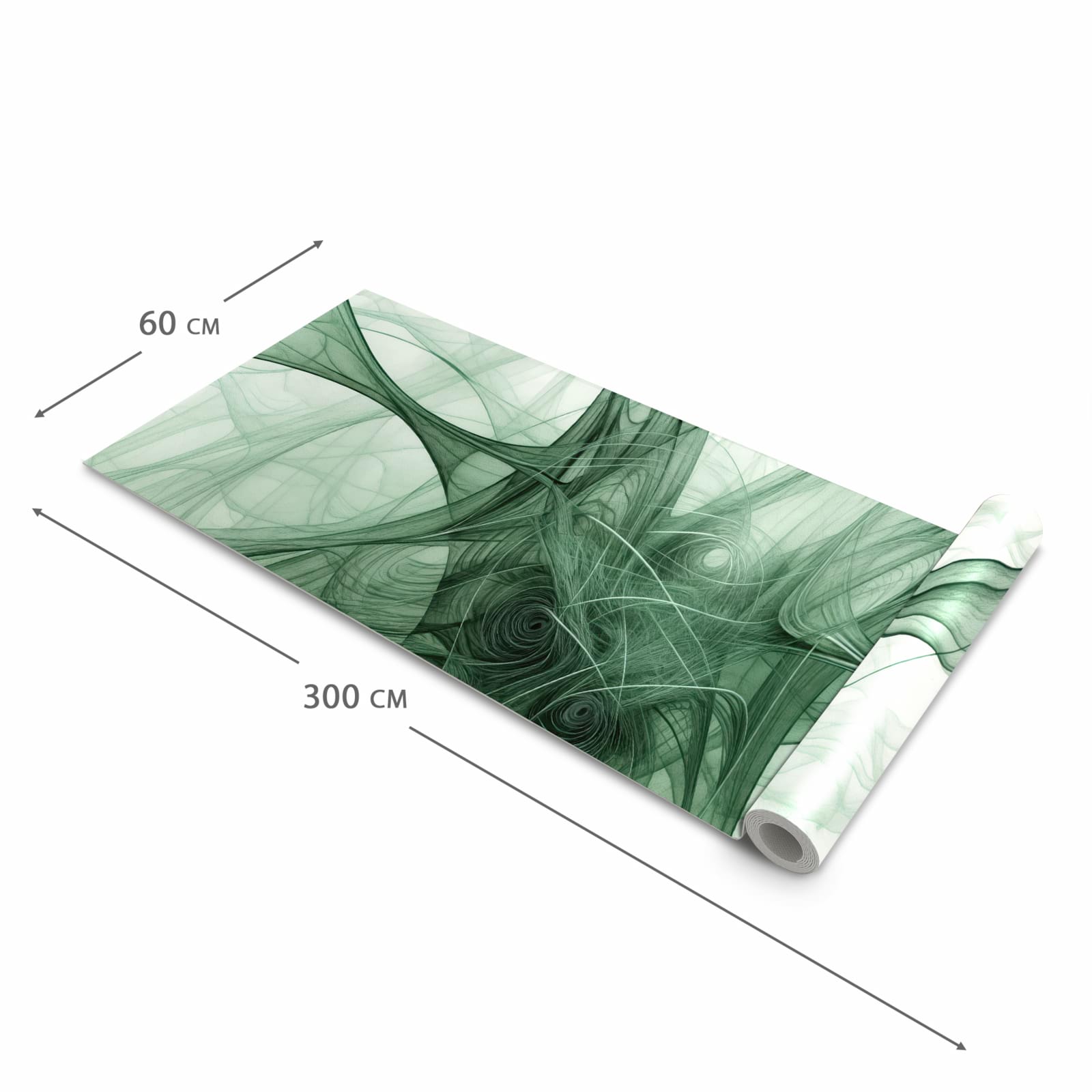 Langlebiger dünner Küchenteppich mit Motiv Strukturen von Abstrakte in der Grösse 60x240 cm