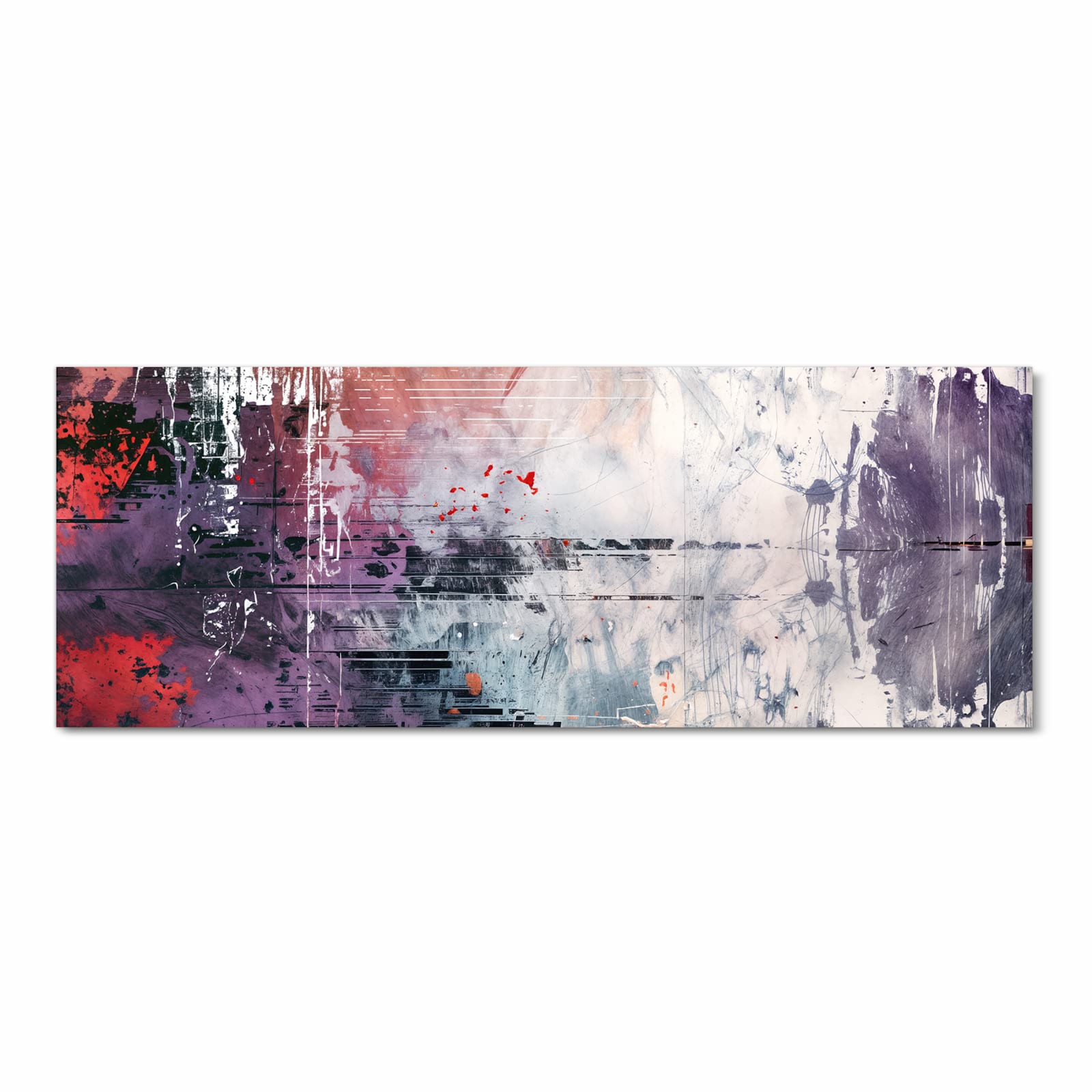 Bodenschonender Küchenläufer mit Motiv Kunst von Abstrakte in Frontansicht