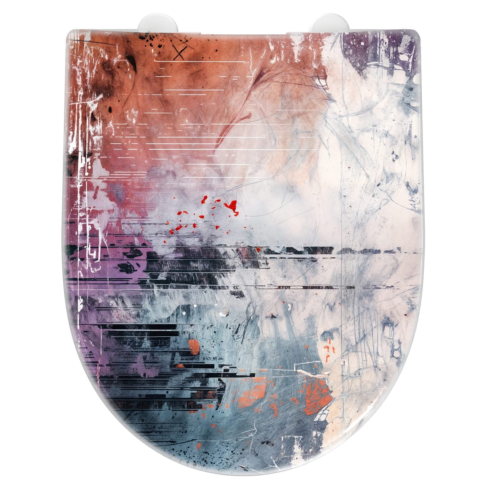 WC-Sitz mit Absenkautomatik Kunst von Abstrakte