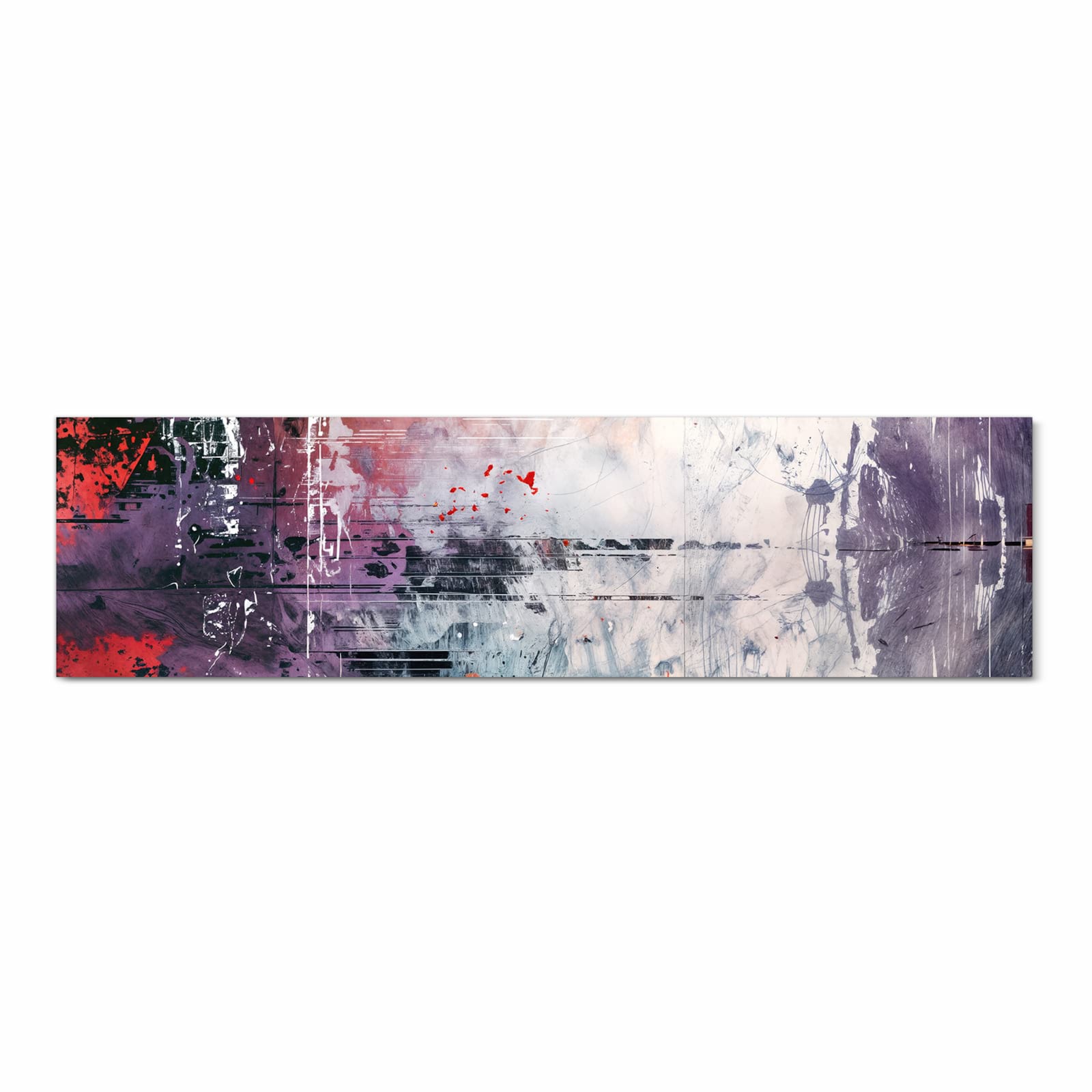 Feuchtigkeitsresistenter Küchenläufer mit Motiv Kunst von Abstrakte in Frontansicht zum Waschen