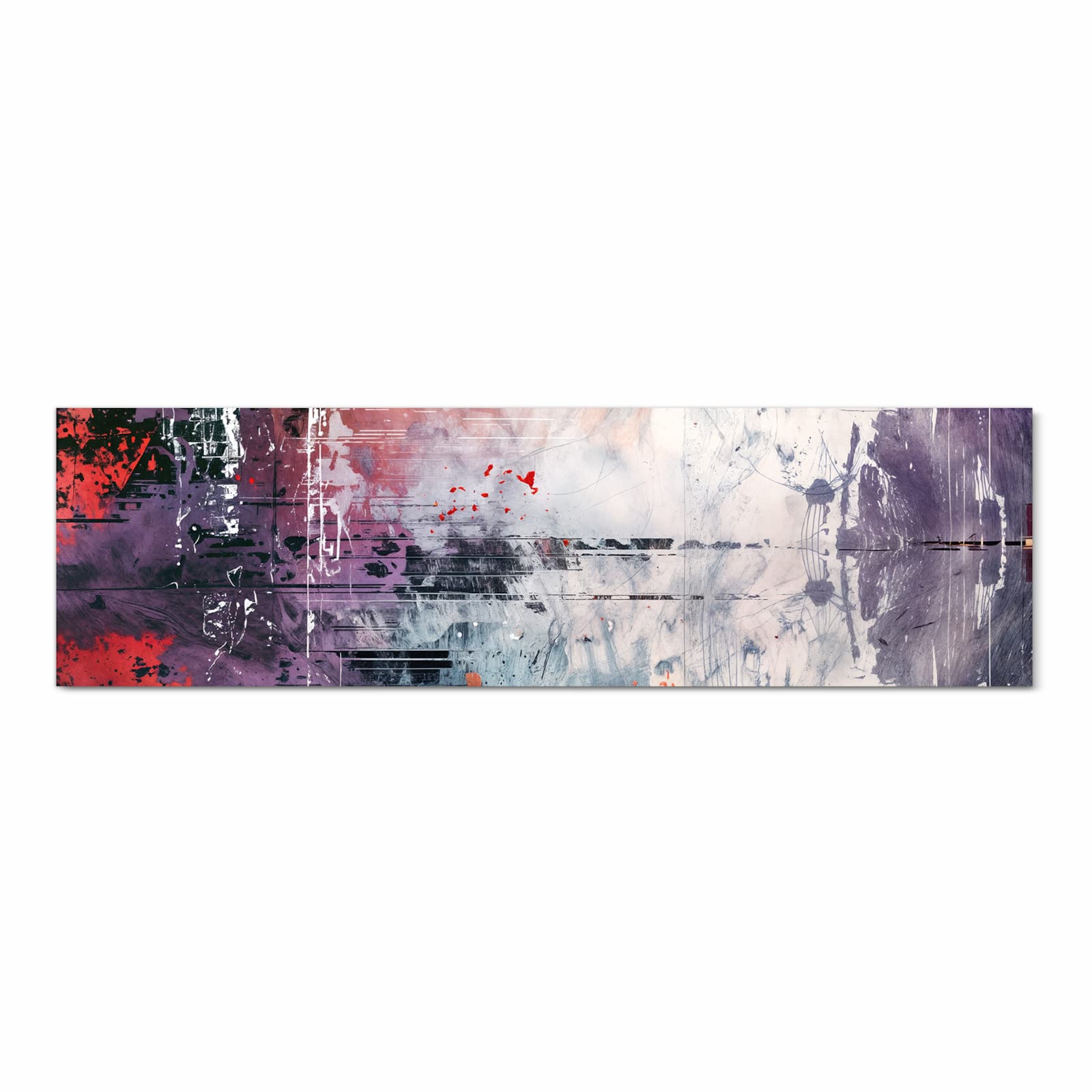 Rutschfester Küchenläufer nach Maß mit Motiv Kunst von Abstrakte in Frontansicht