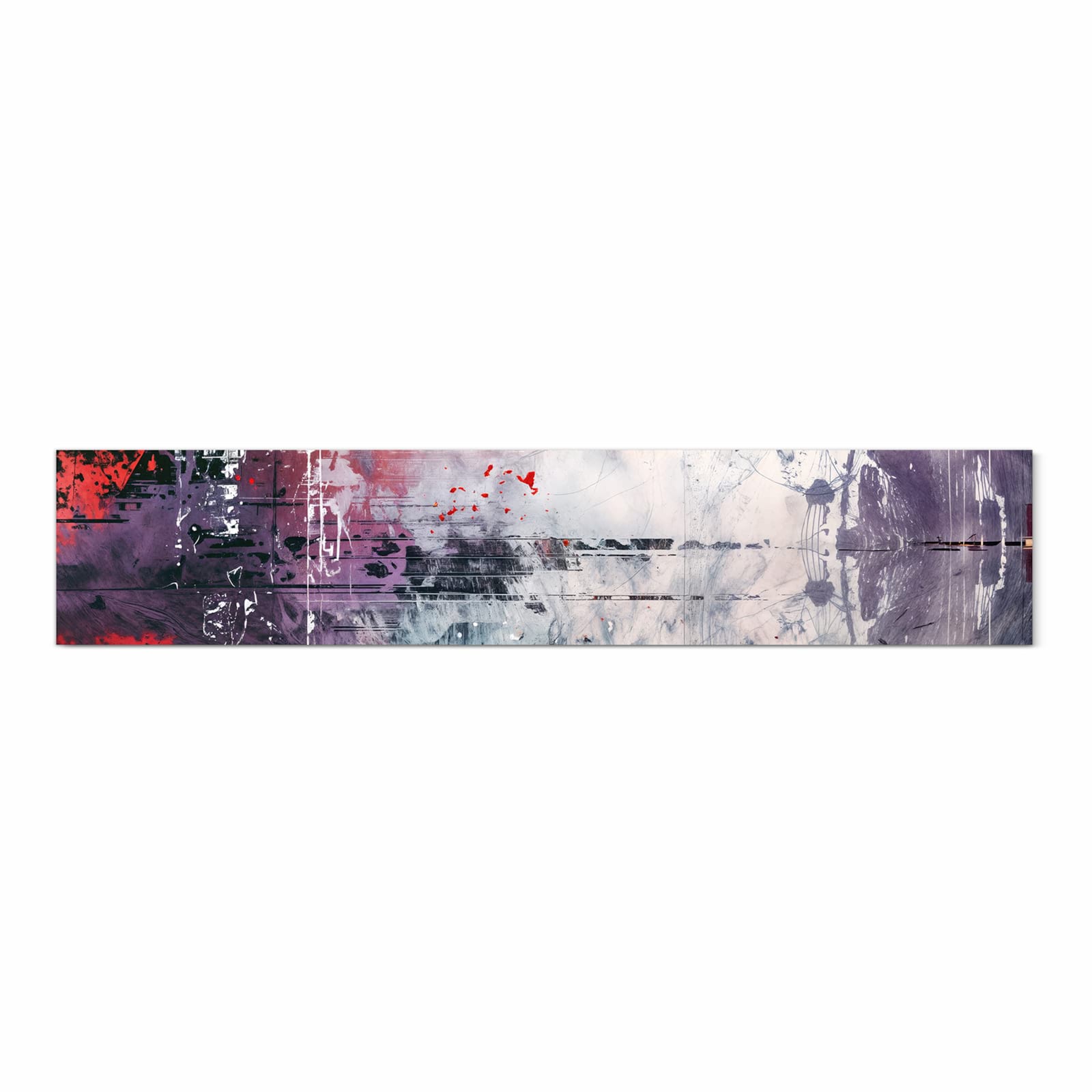 Strapazierfähiger waschbarer Küchenläufer mit Motiv Kunst von Abstrakte in Frontansicht