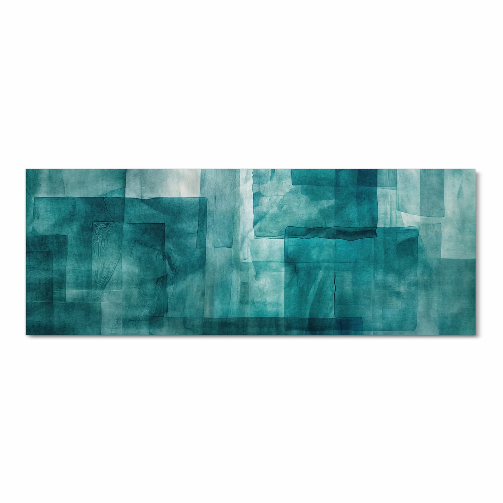 Pflegeleichter Küchenläufer mit Motiv Abstrakte Formen in Frontansicht