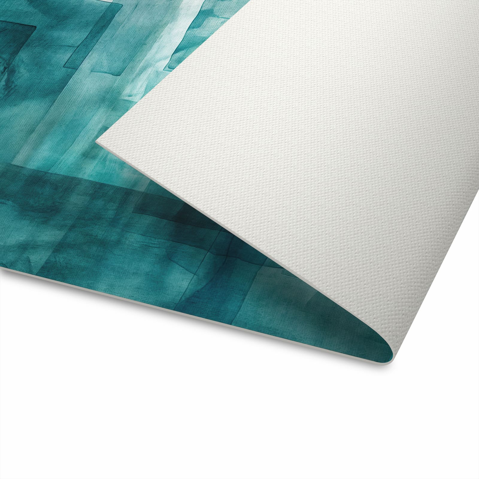 Rutschfester Läufer mit Motiv Abstrakte Formen spart Zeit bei der Reinigung