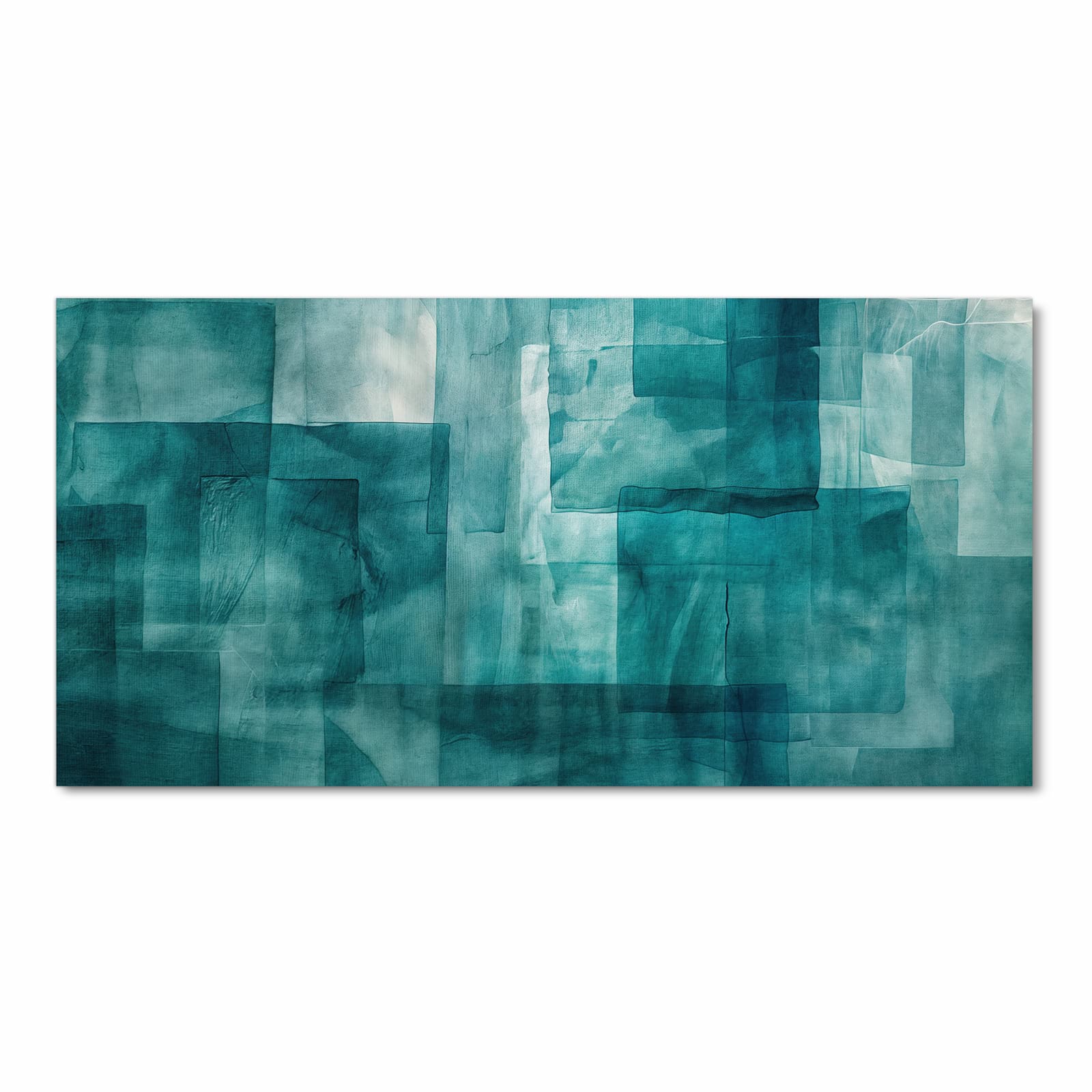 Geräuschdämpfender Küchenteppich mit Motiv Abstrakte Formen in Frontansicht