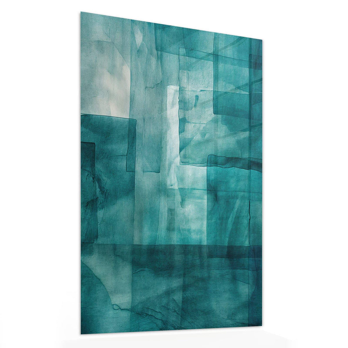 11 Größen – von 30 × 60 bis 60 × 150 cm – Wandbild - Transparente Rechtecke - Hochformat