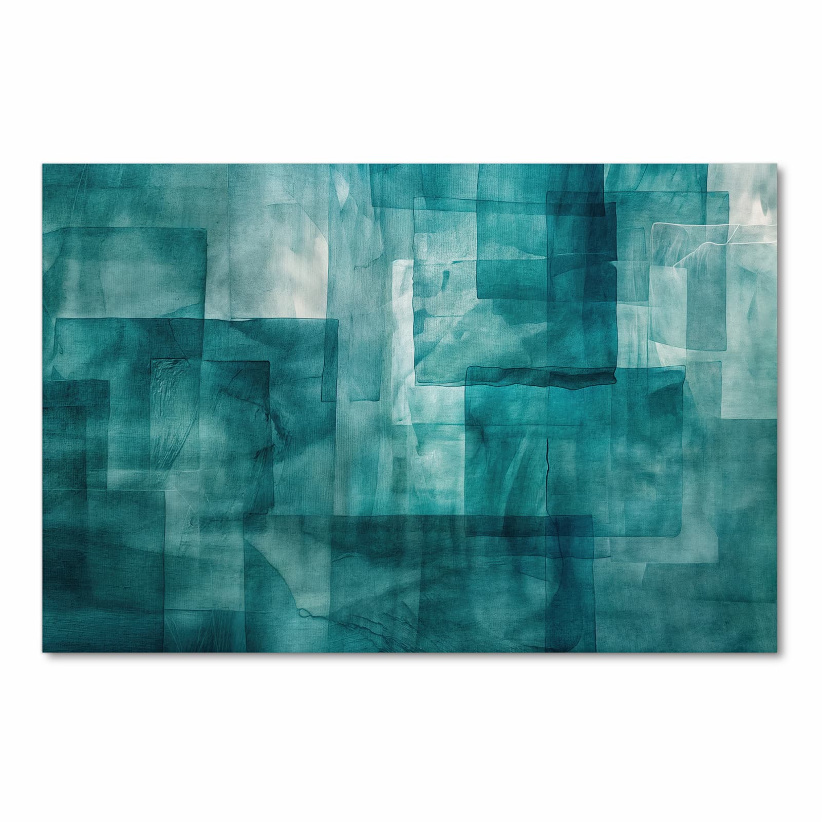 Schmutzabweisender waschbarer Küchenteppich mit Motiv Abstrakte Formen in Frontansicht