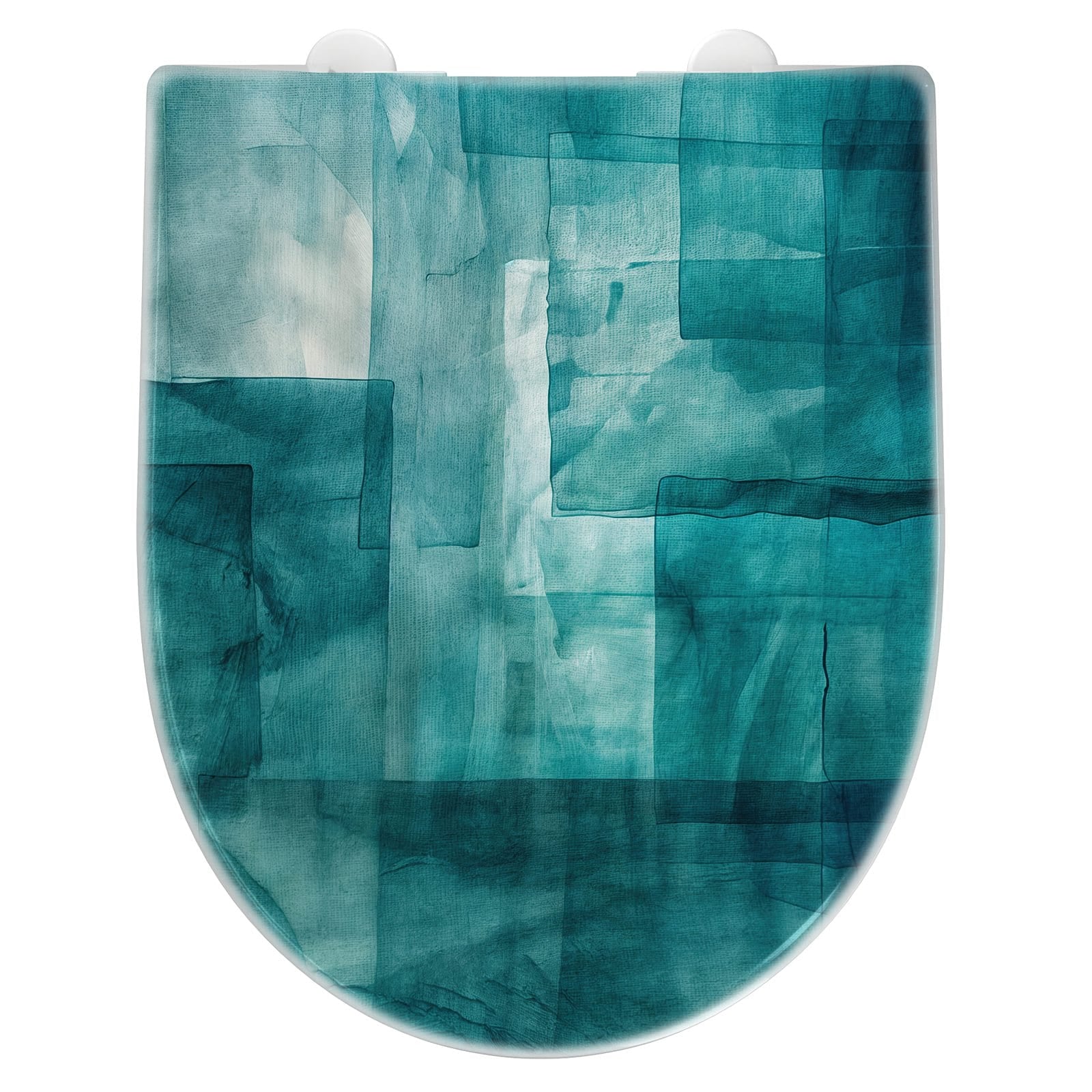 WC-Sitz mit Absenkautomatik Abstrakte Formen