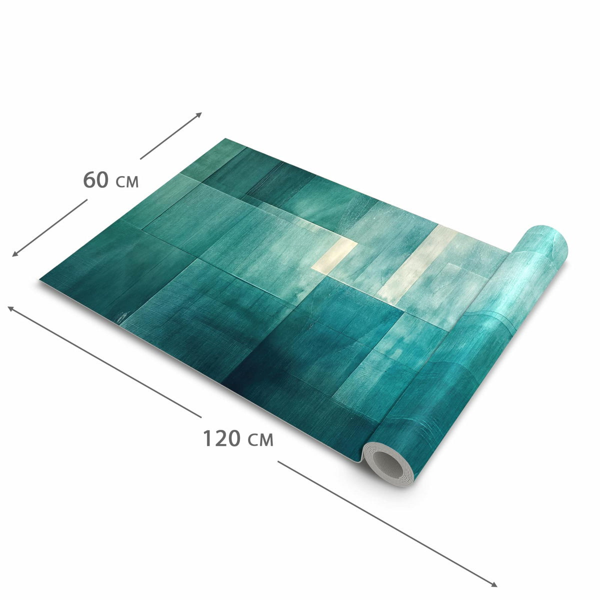 UV-beständiger Küchenteppich mit Motiv Abstrakter Hintergrund in der Grösse 60x150 cm