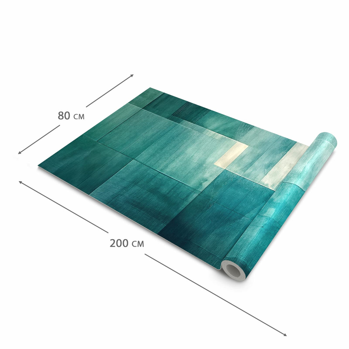 Flacher Küchenteppich mit Motiv Abstrakter Hintergrund in der Grösse 60x150 cm, waschbar