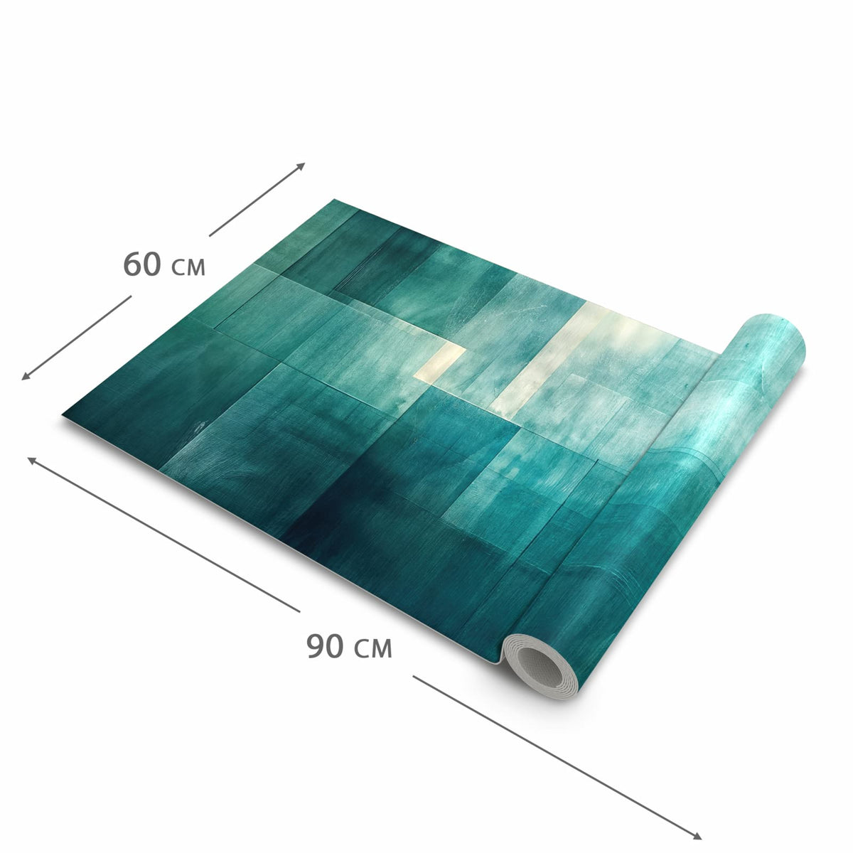 Langlebiger rutschfester Küchenteppich mit Motiv Abstrakter Hintergrund in der Grösse 60x150 cm